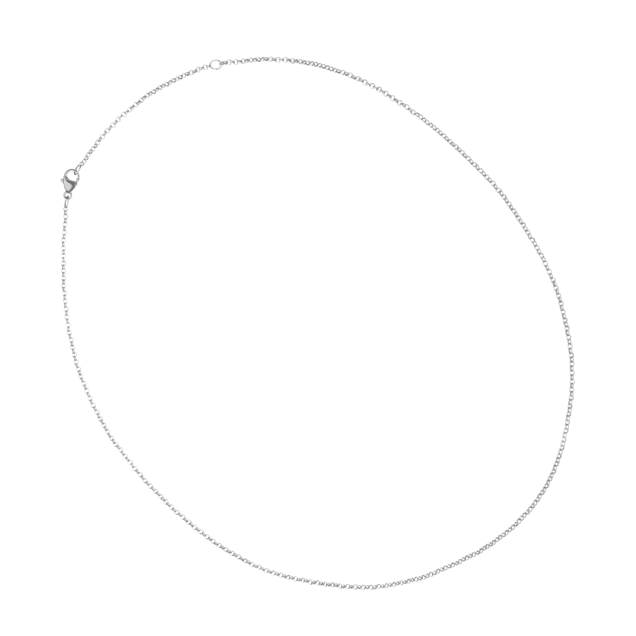 16-18" Classic Rolo Chain in Silver