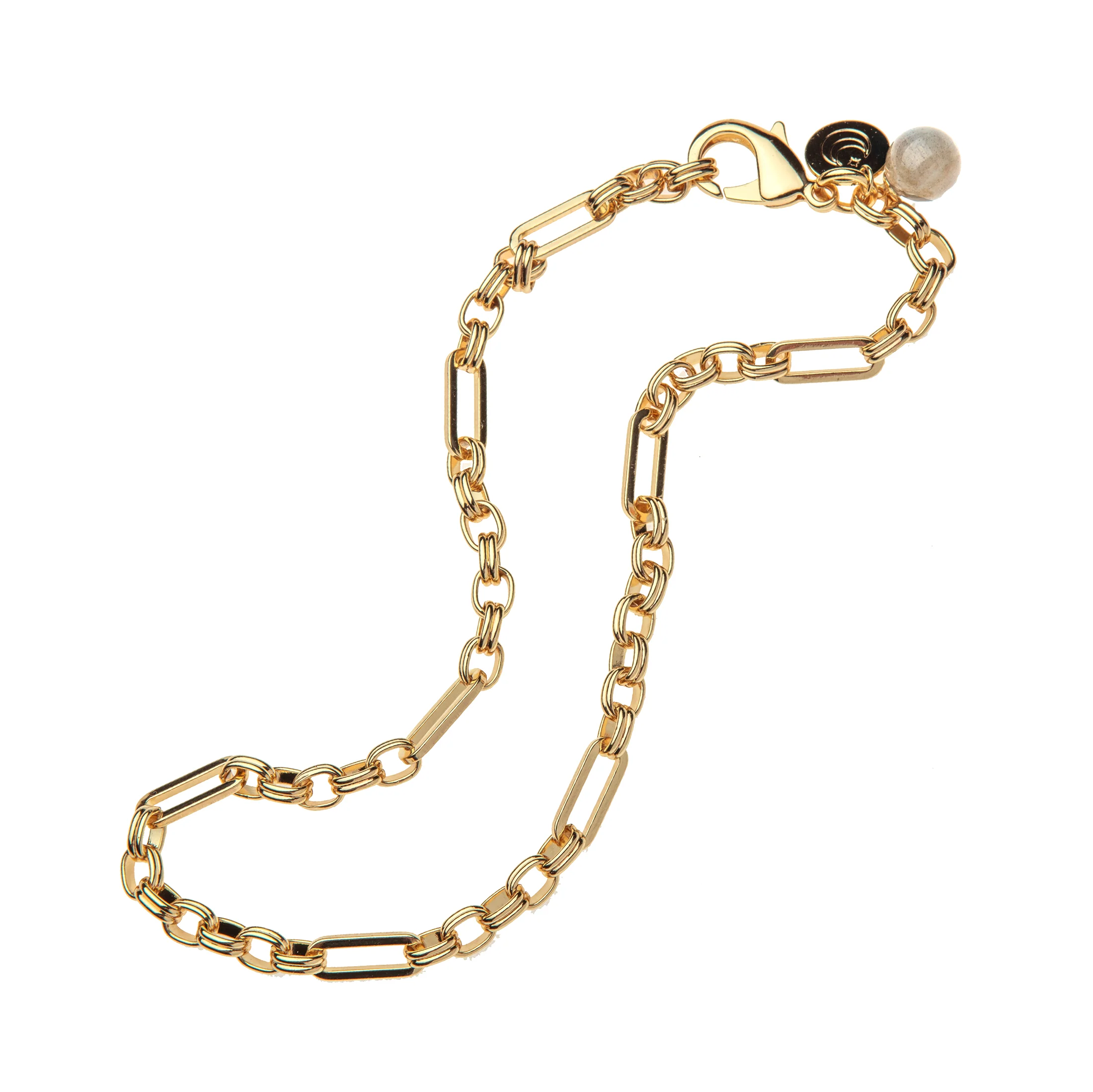 Across All Time Chain Necklace with Labradorite Bead - Image 3