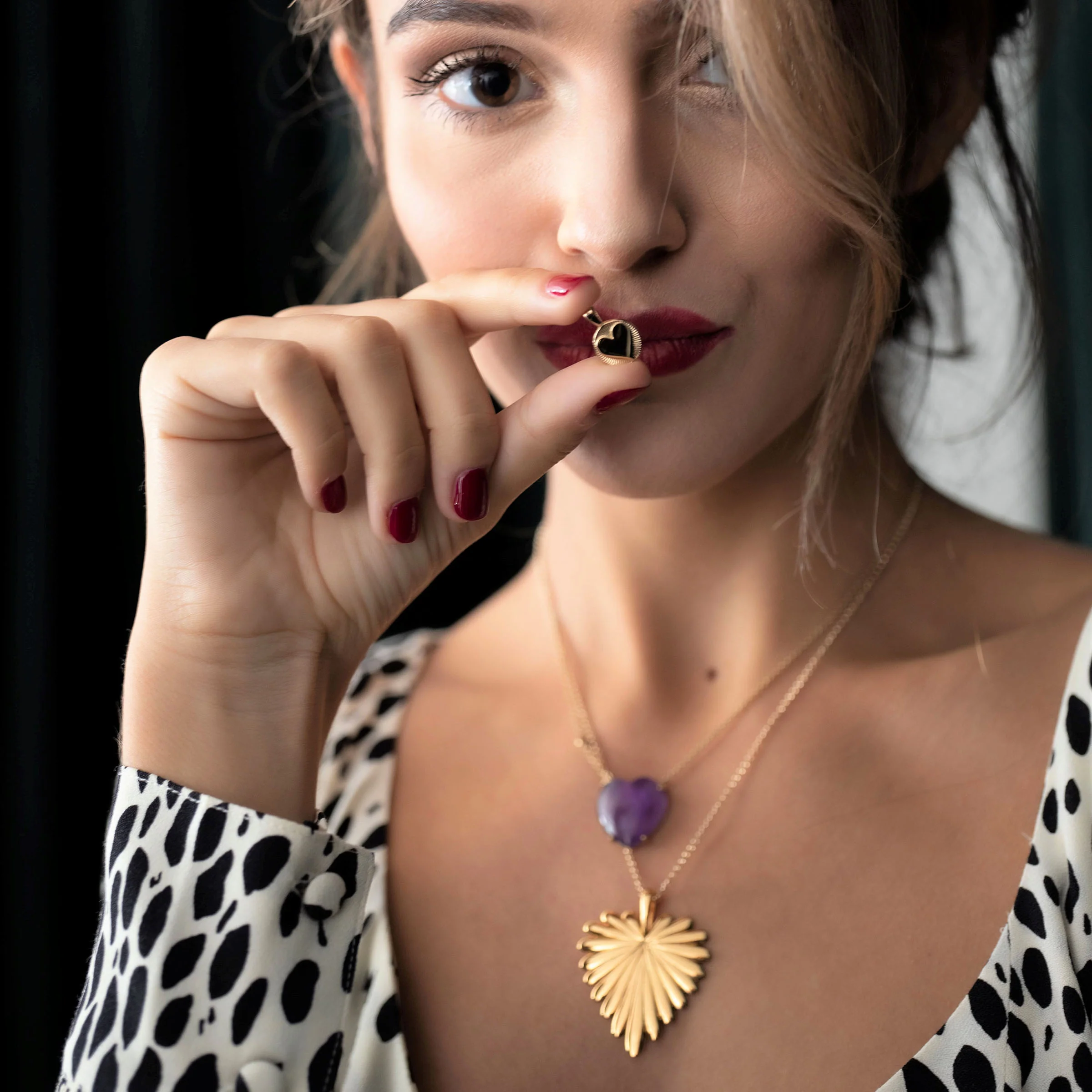LOVE Baby Hearts Find Me Pendant 10k Gold - Image 3