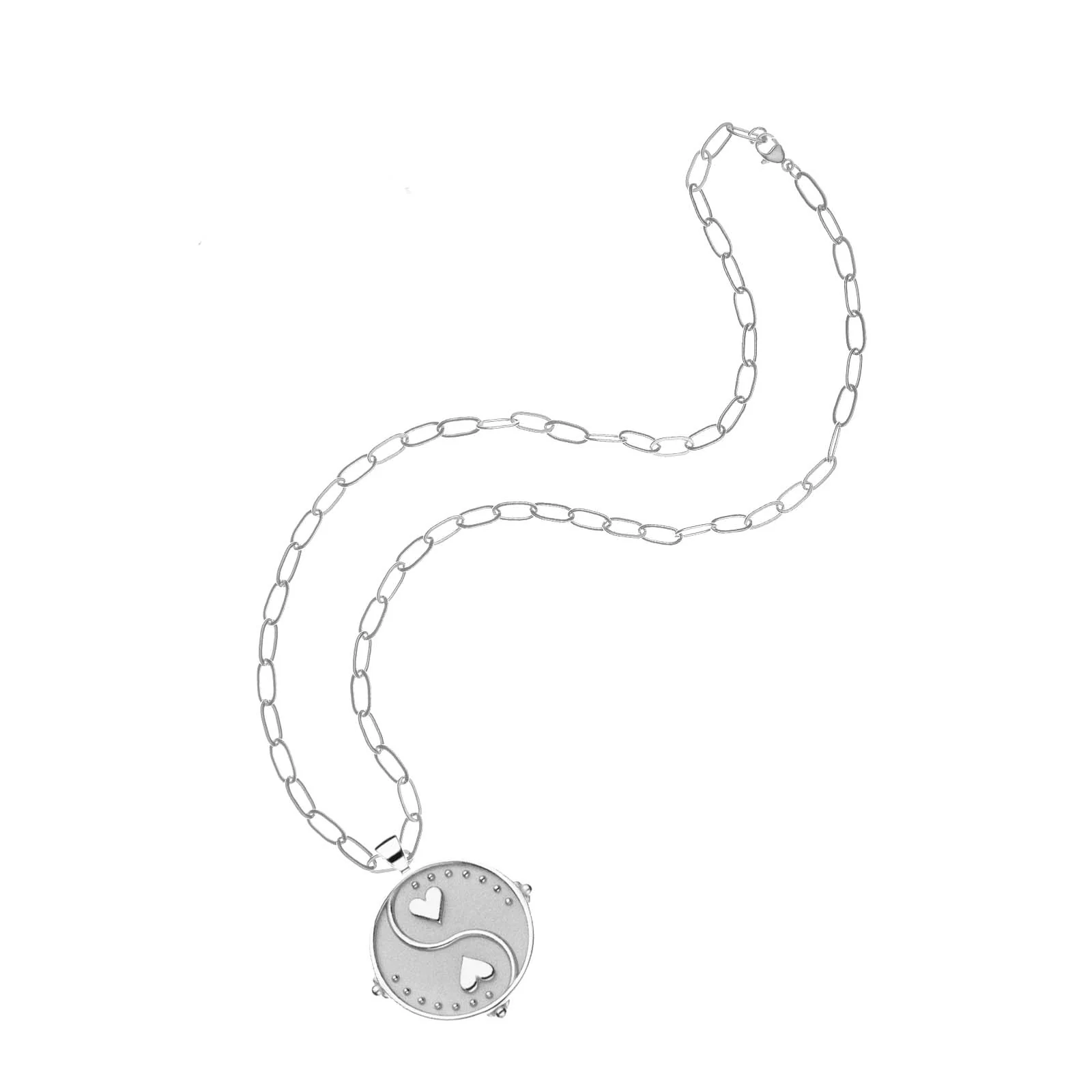 BALANCE JW Original Pendant Coin in Silver - Image 6