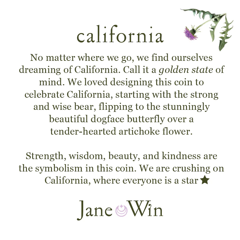 CALIFORNIA JW Original Pendant Coin - Image 7