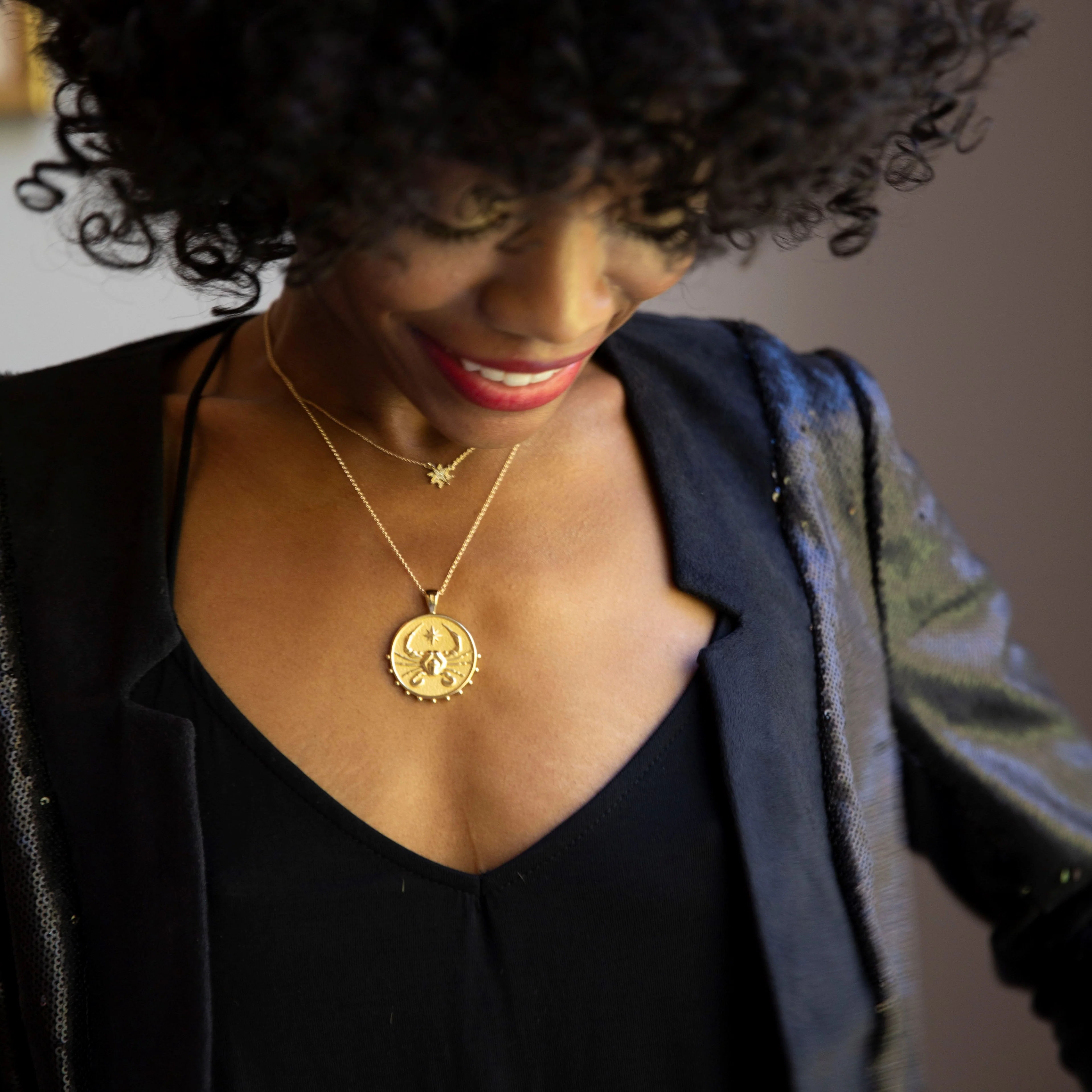 CANCER JW Zodiac Pendant Coin - Jun 21 - Jul 22 - Image 4