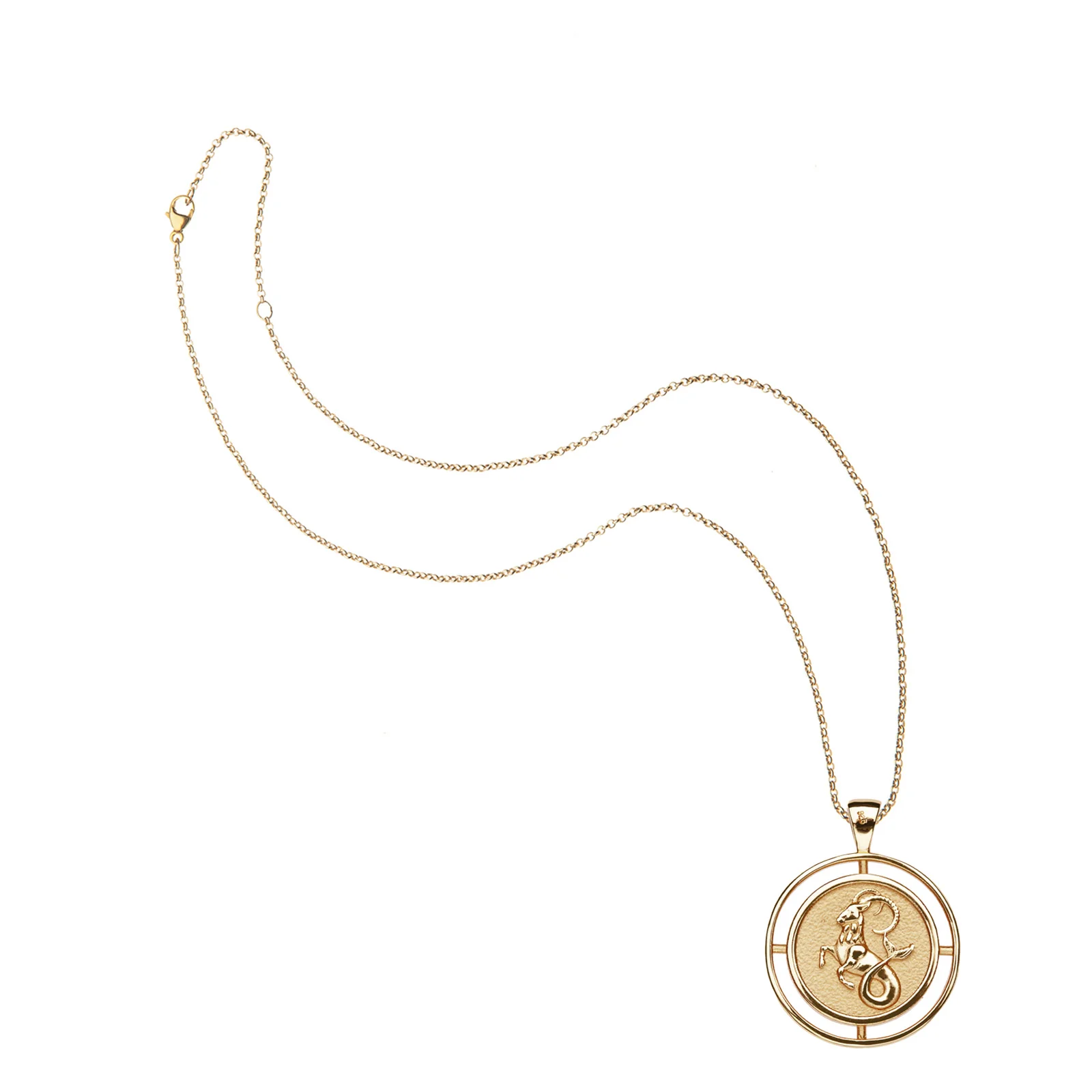 CAPRICORN JW Zodiac Pendant Coin - Dec 22 - Jan 19 - Image 5