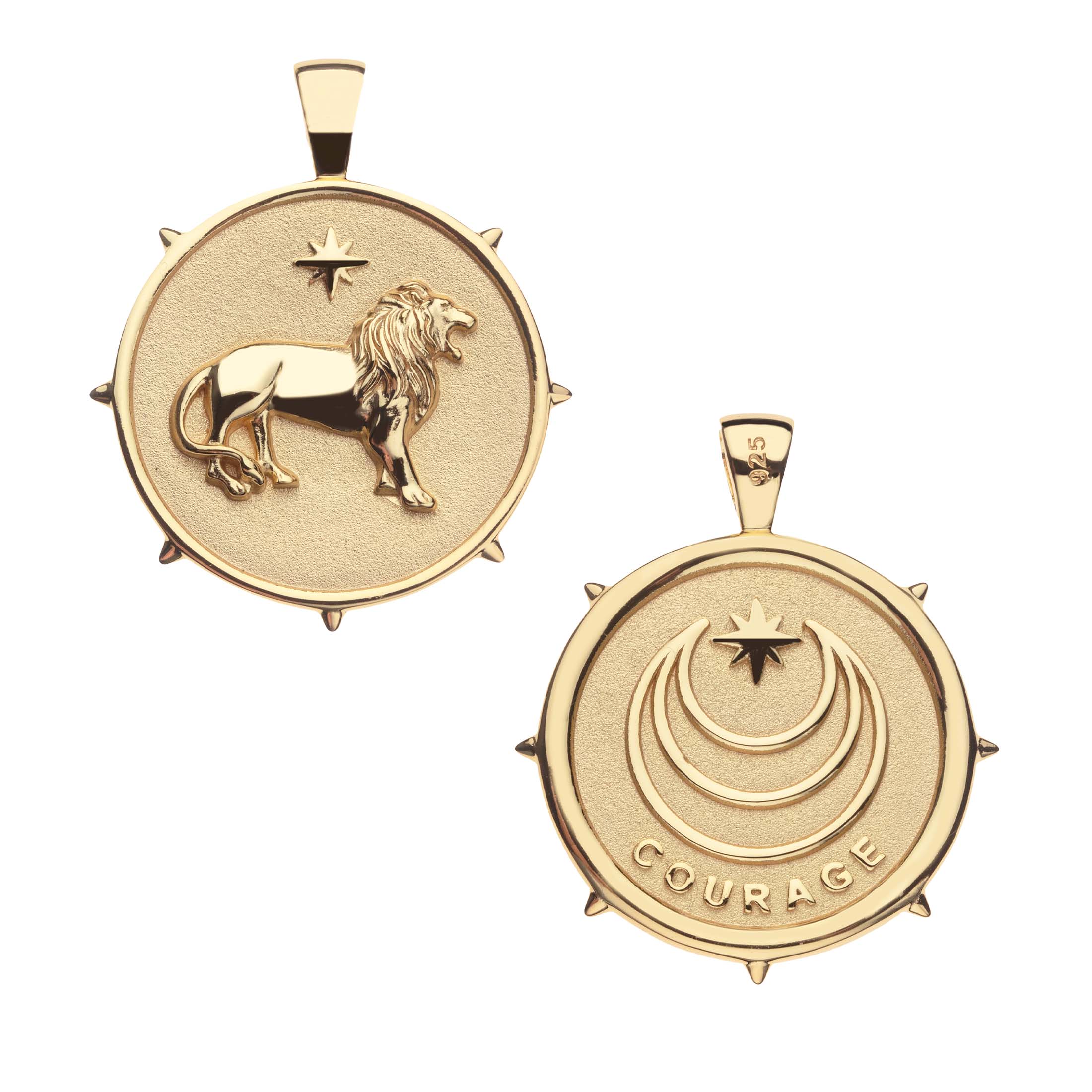 COURAGE JW Original Pendant Coin - Image 2