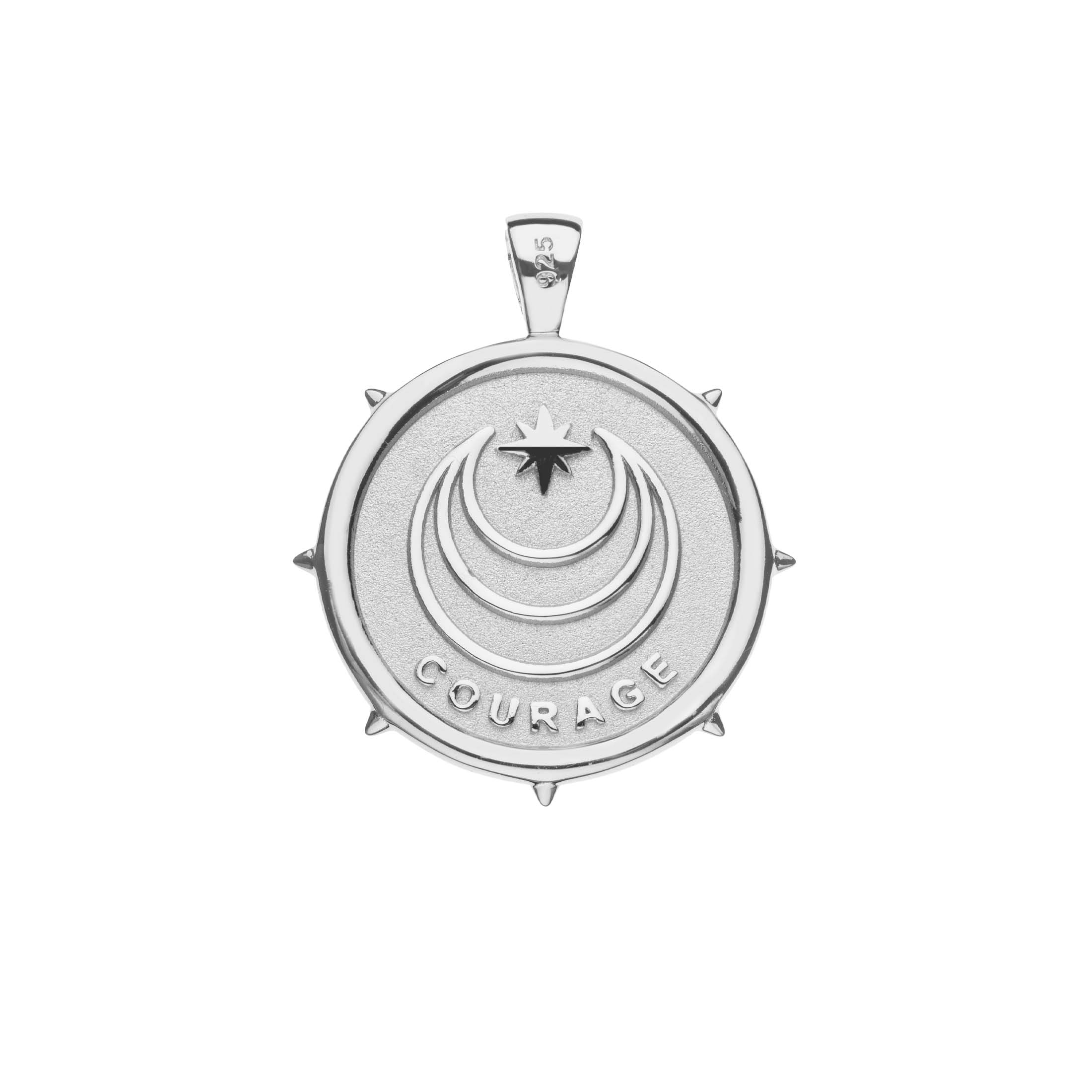 COURAGE JW Original Pendant Coin in Silver - Image 2