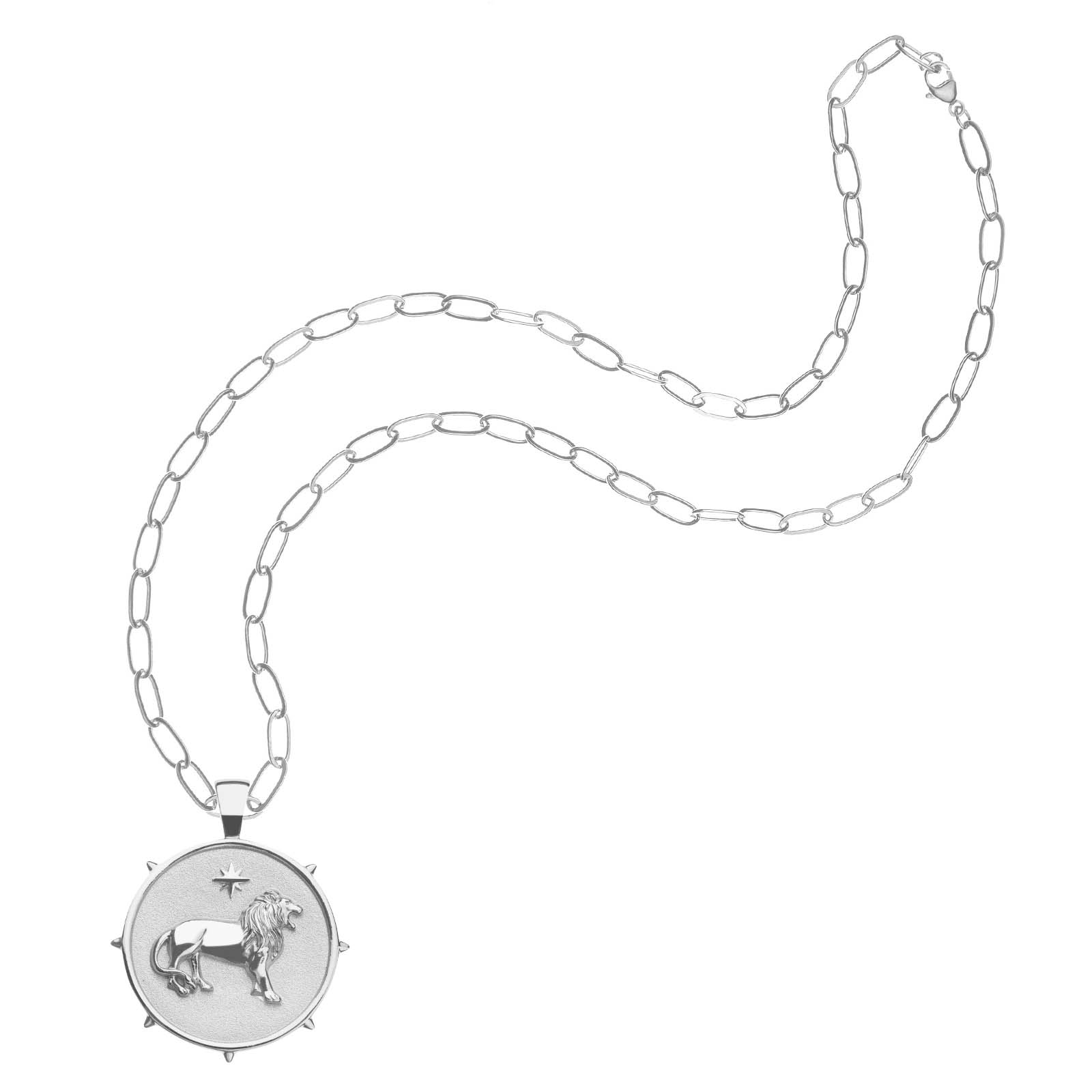 COURAGE JW Original Pendant Coin in Silver - Image 5
