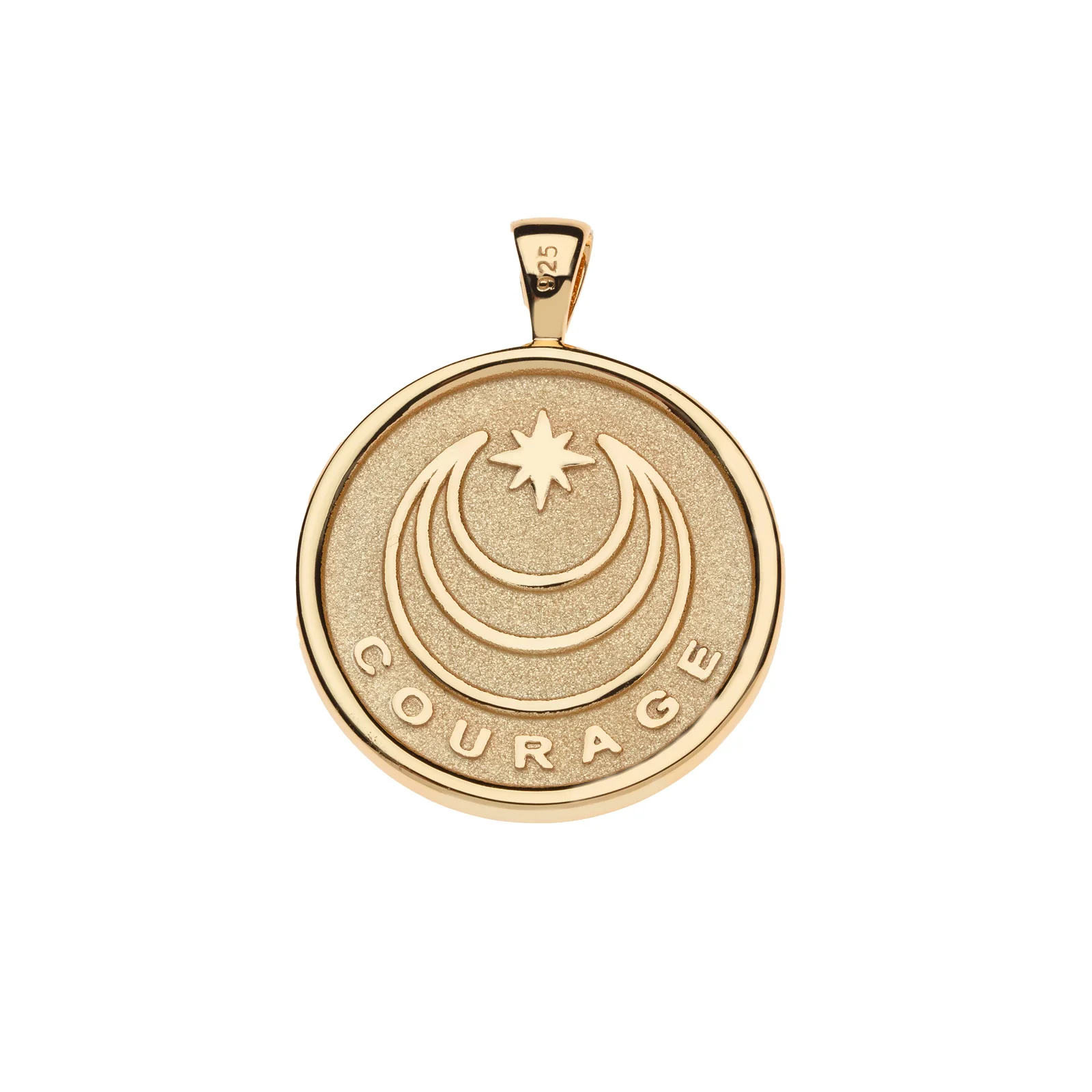 COURAGE Year of the Horse Pendant Coin - Image 2