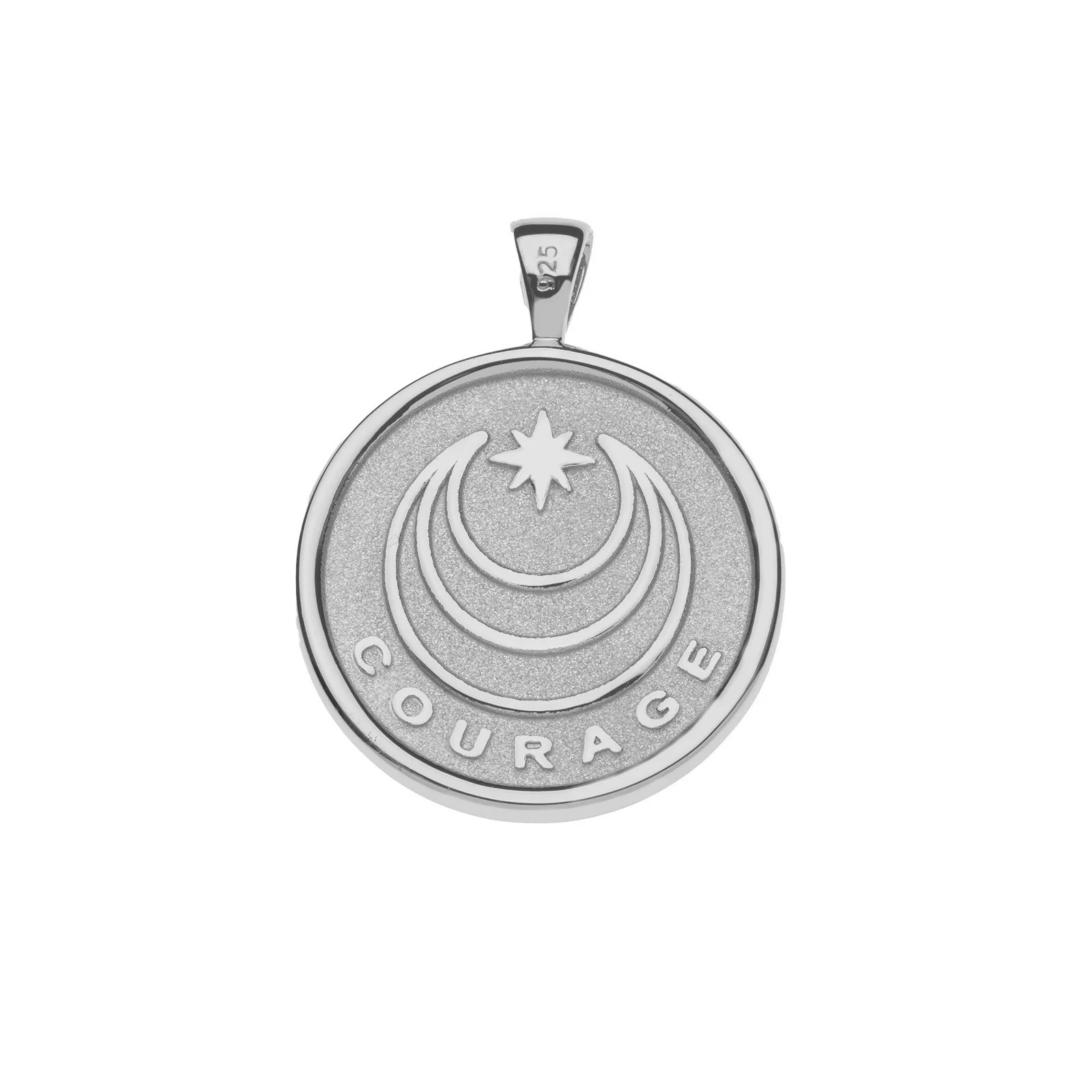 COURAGE Year of the Horse Pendant Coin in Silver - Image 2