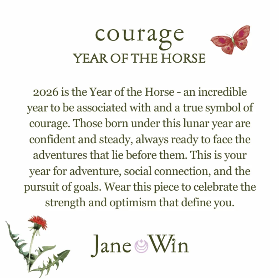 COURAGE Year of the Horse Bracelet - Image 4