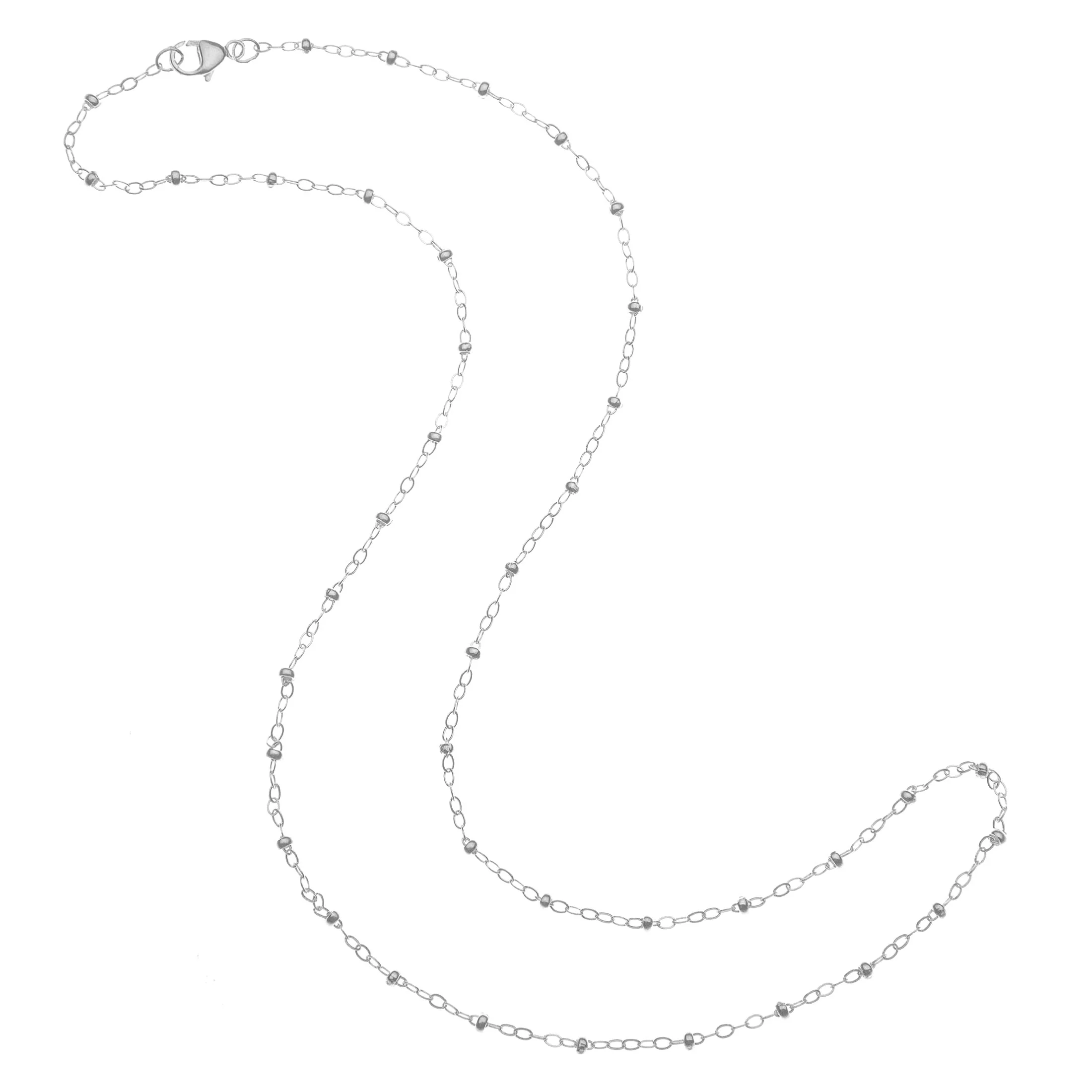 Delicate Satellite Chain in Silver