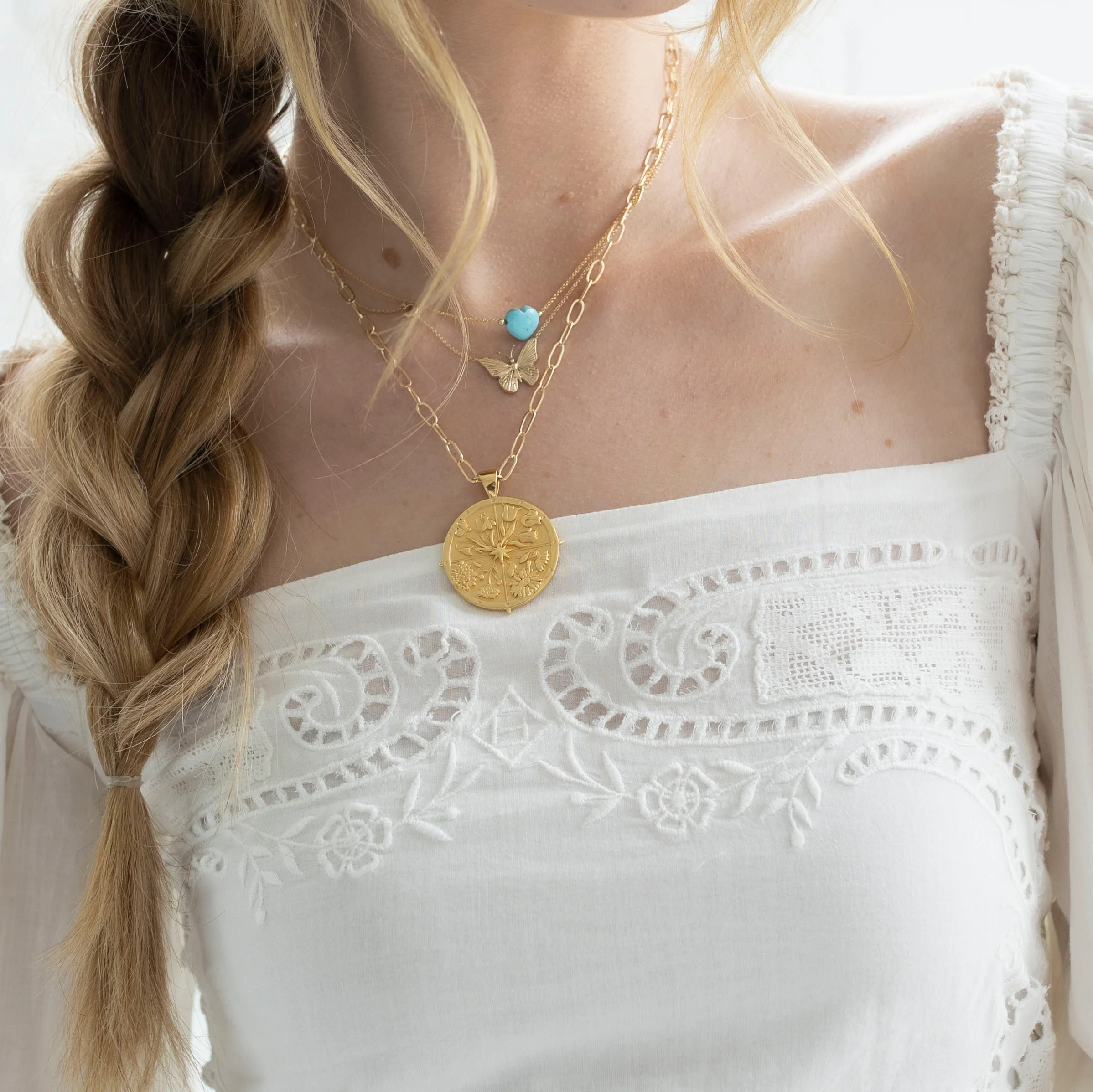 Gold Drawn Link 18" - 20" Chain - Image 2