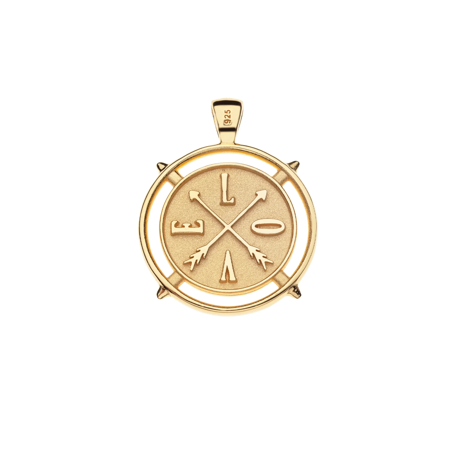 El Corazon LOVE Pendant - Image 2