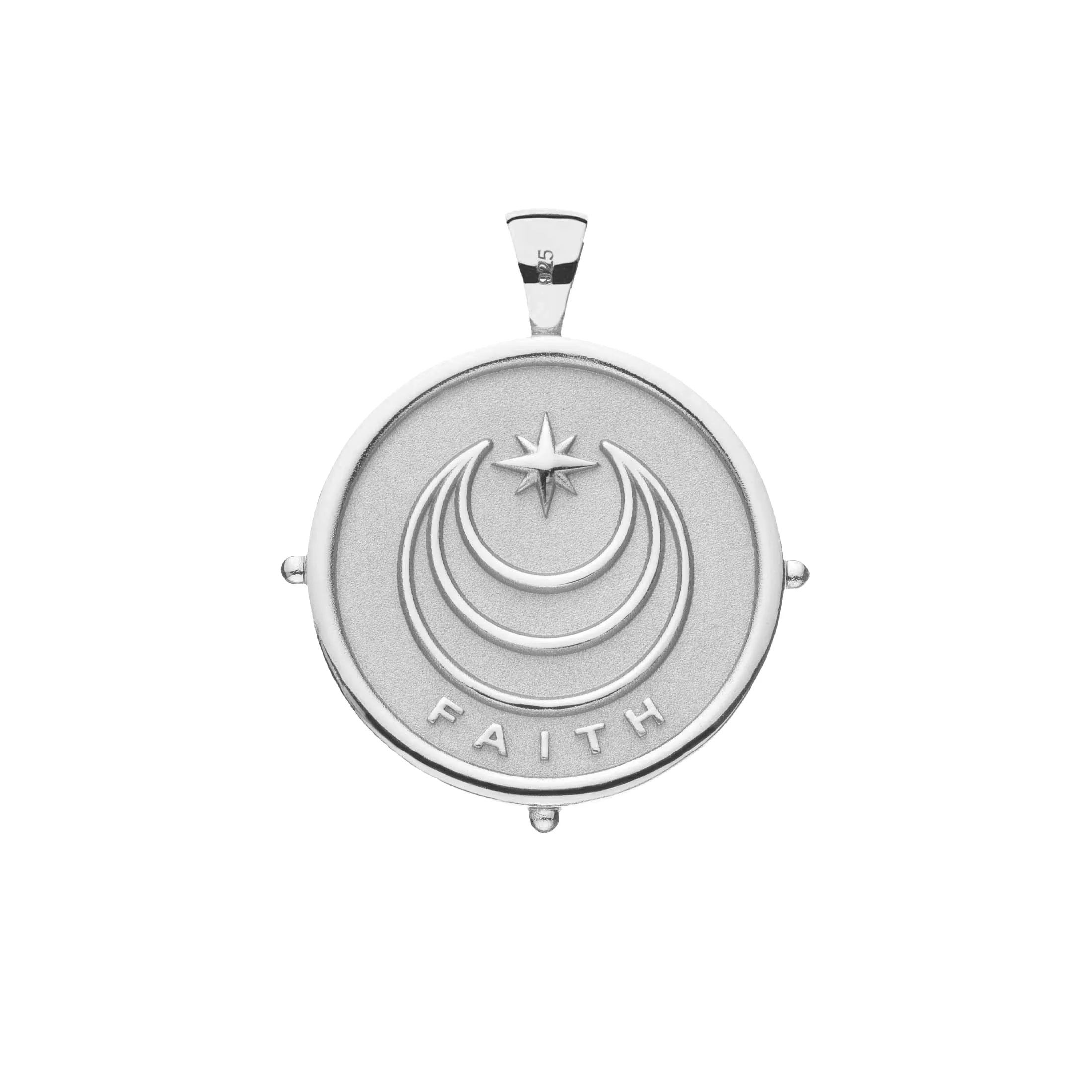 FAITH JW Original Pendant Coin in Silver - Image 3