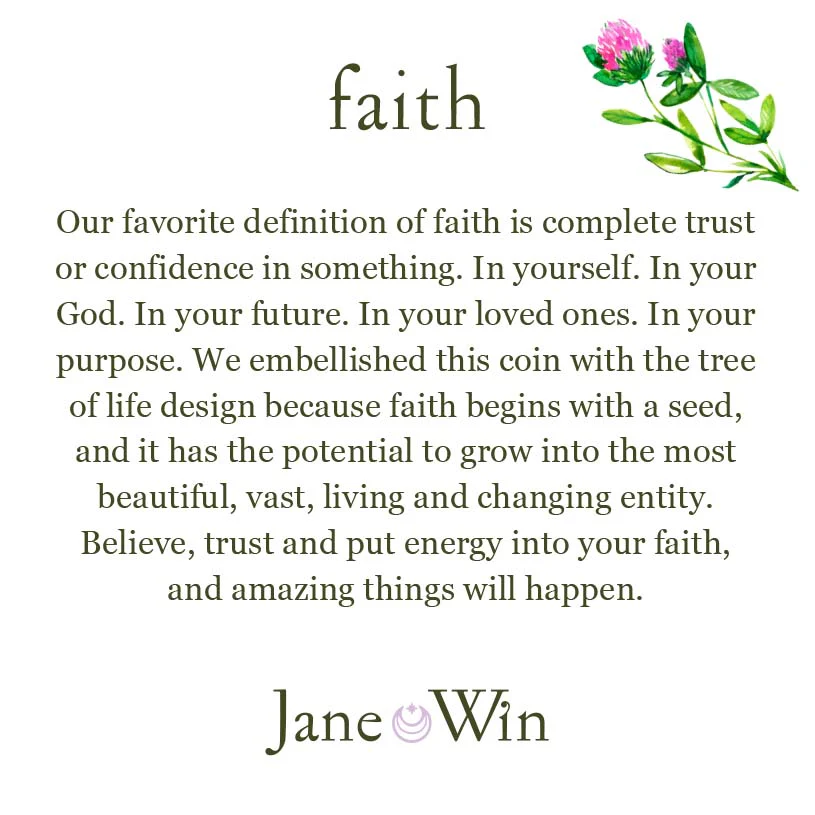FAITH JW Small Pendant Coin - Image 4