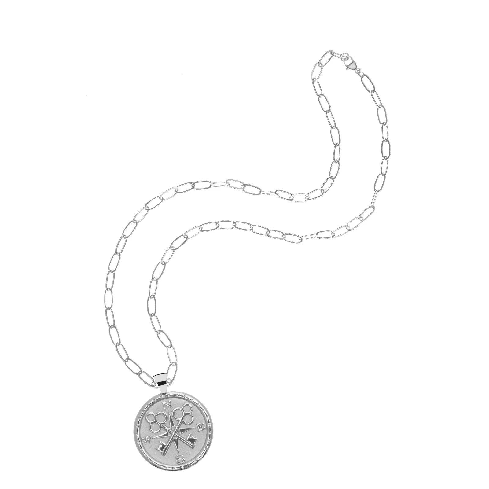 FOREVER JW Original Pendant Coin in Silver - Image 7
