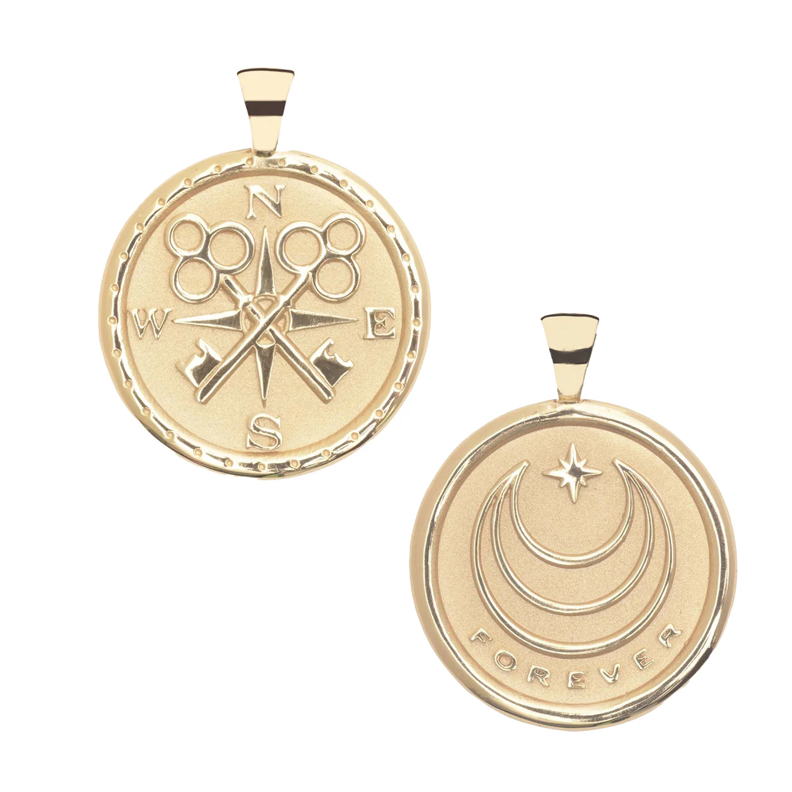 FOREVER JW Original Pendant Coin in Solid Gold - Image 3