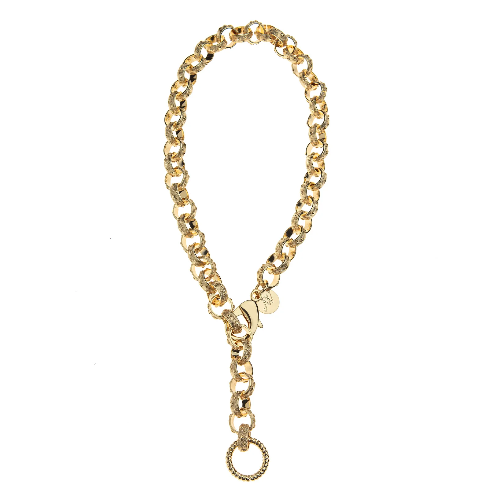 FOREVER Starry Night Lariat Rolo Chain