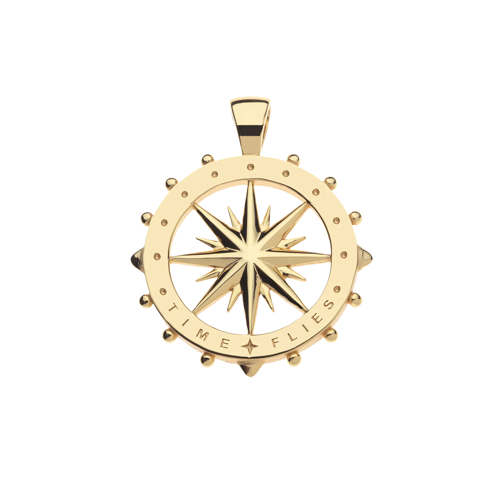 FOREVER Sundial Cutout Coin Pendant - Image 3