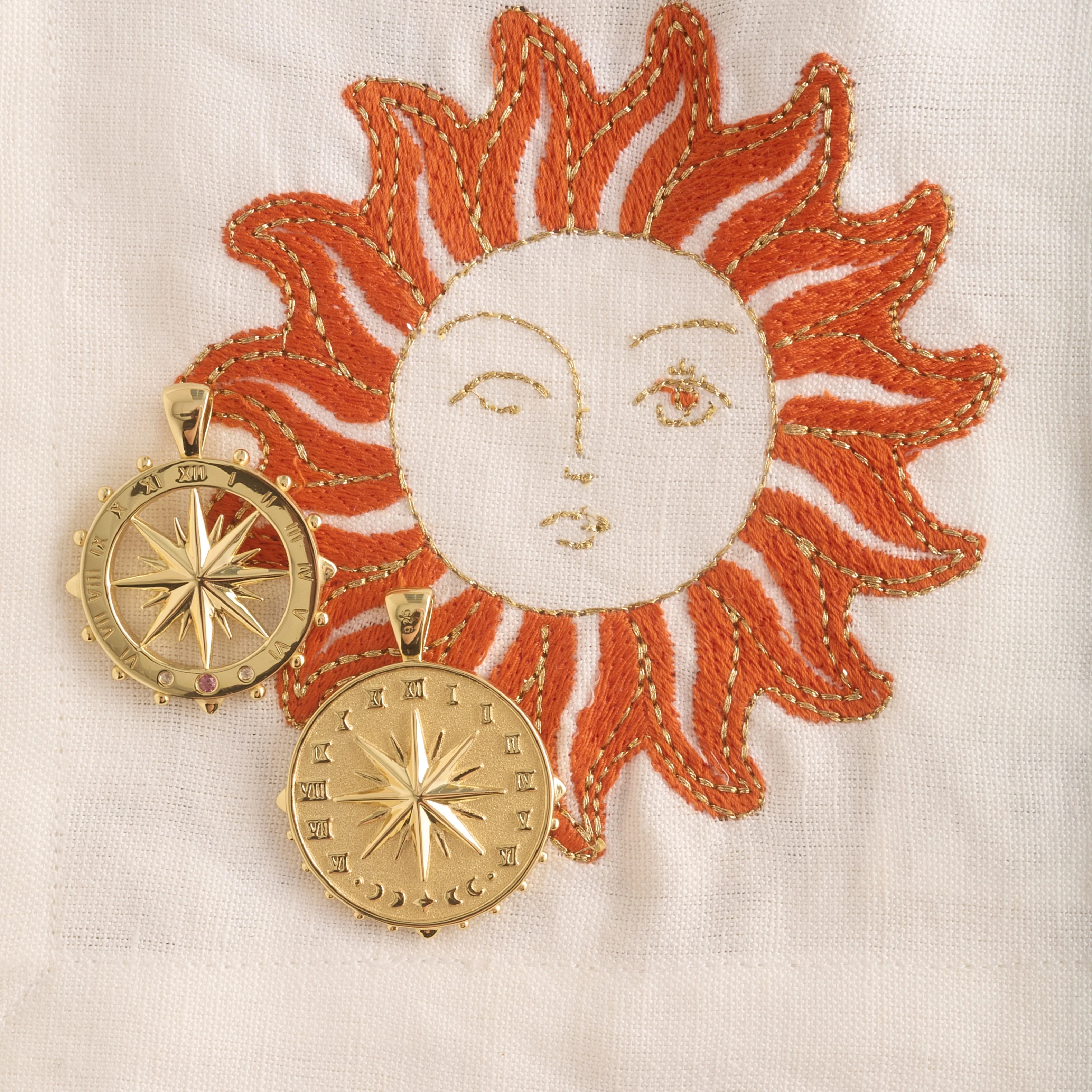 FOREVER Sundial Cutout Coin Pendant - Image 6