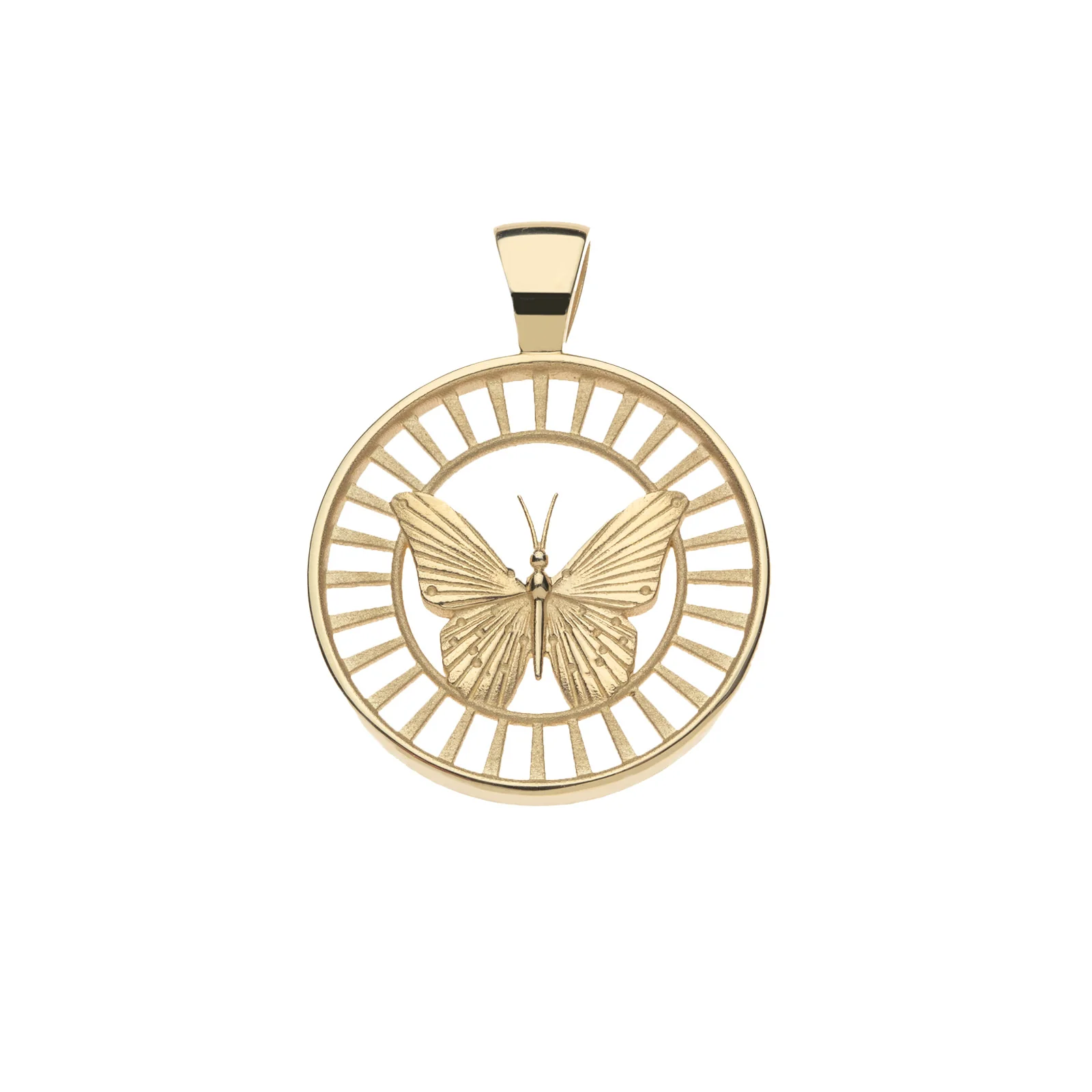 FREE JW Cutout Pendant in Solid Gold