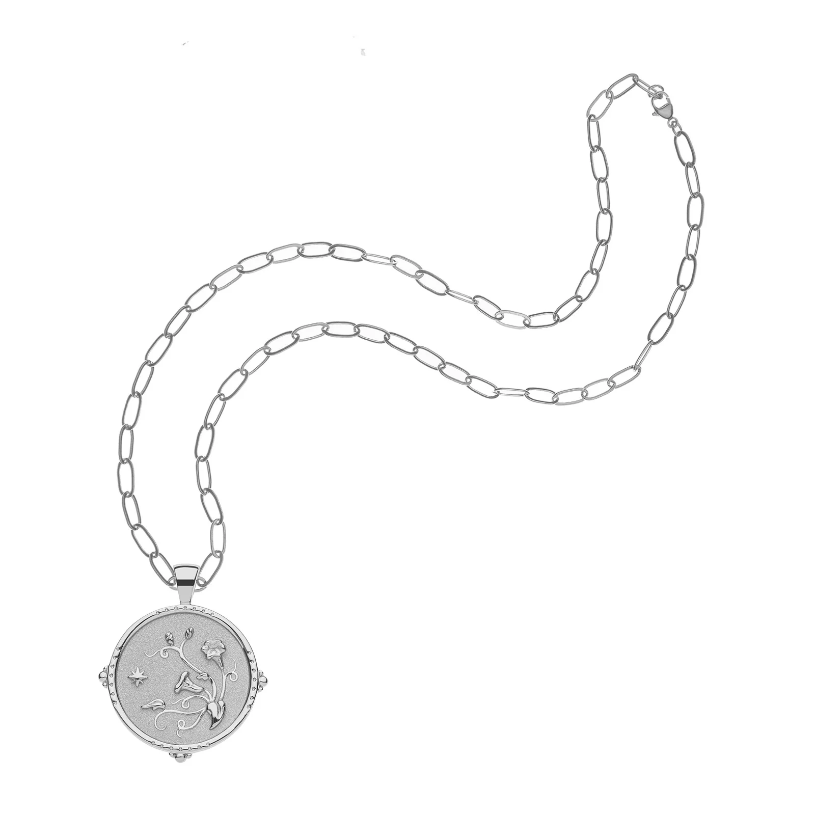 GRACE JW Original Pendant Coin in Silver - Image 6
