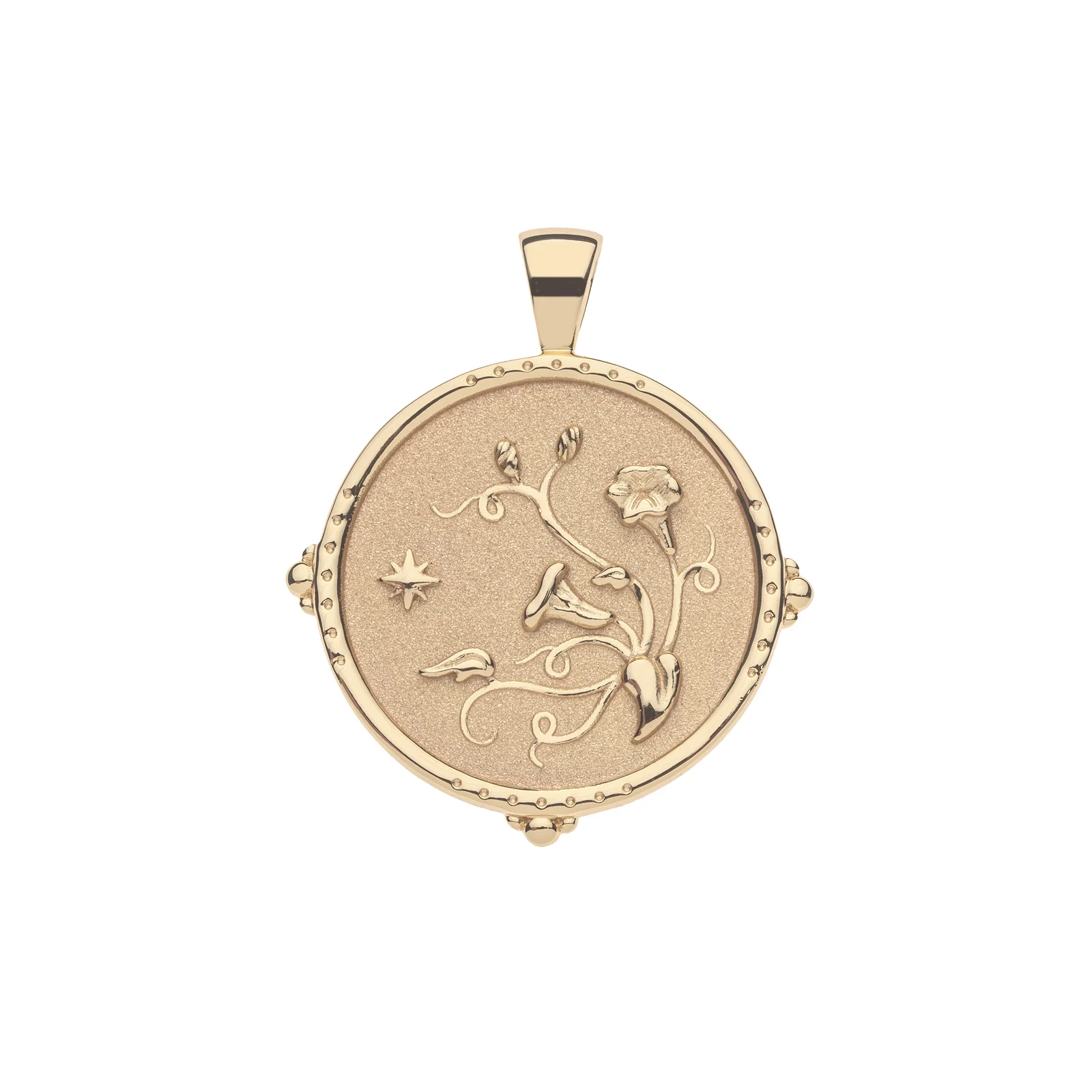 GRACE JW Original Pendant Coin in Solid Gold