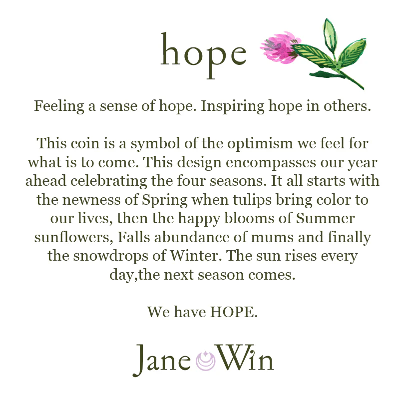 HOPE JW Cutout Pendant in Solid Gold - Image 5