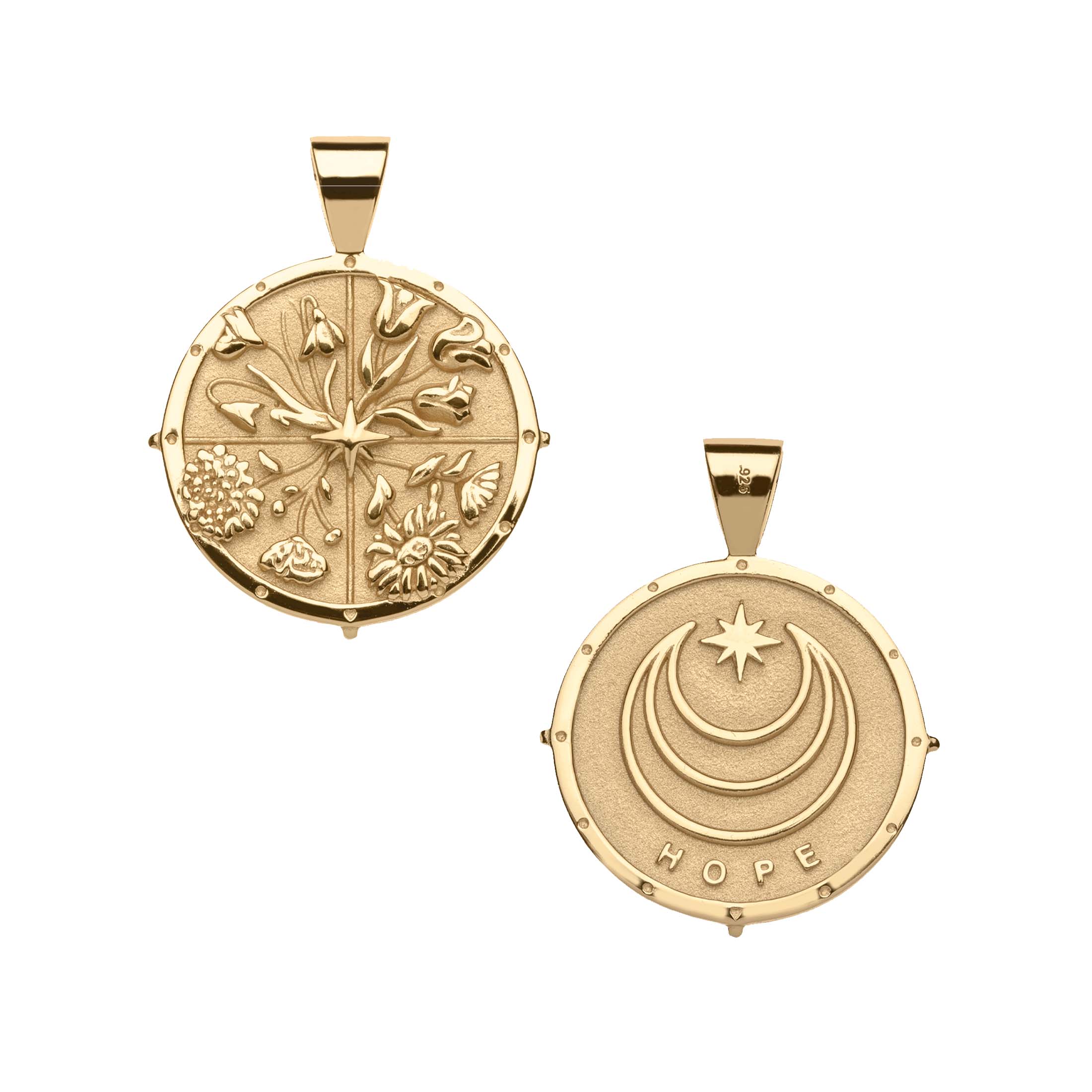 HOPE JW Small Pendant Coin - Image 2