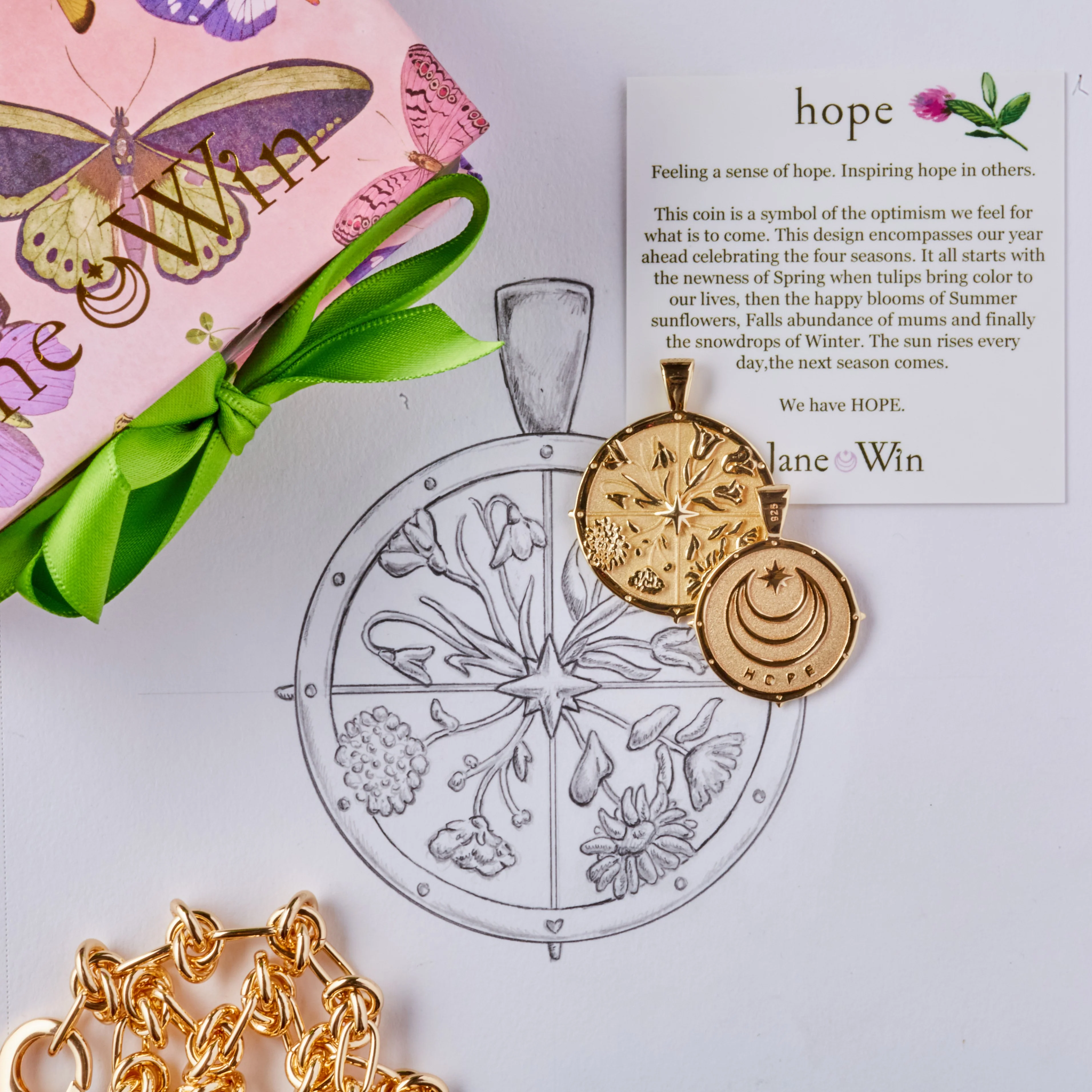 HOPE JW Small Pendant Coin - Image 7