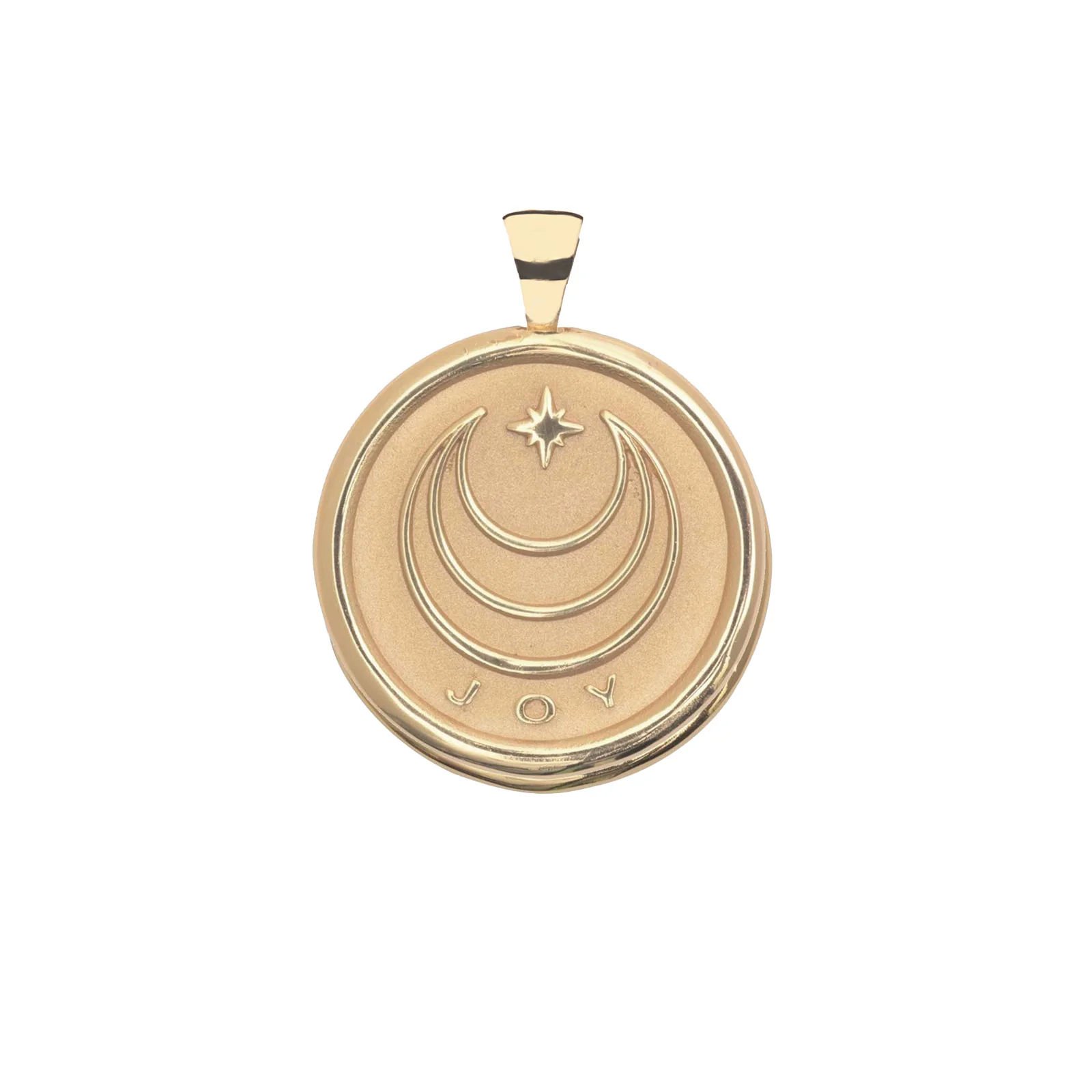 JOY JW Original Pendant Coin in Solid Gold - Image 2