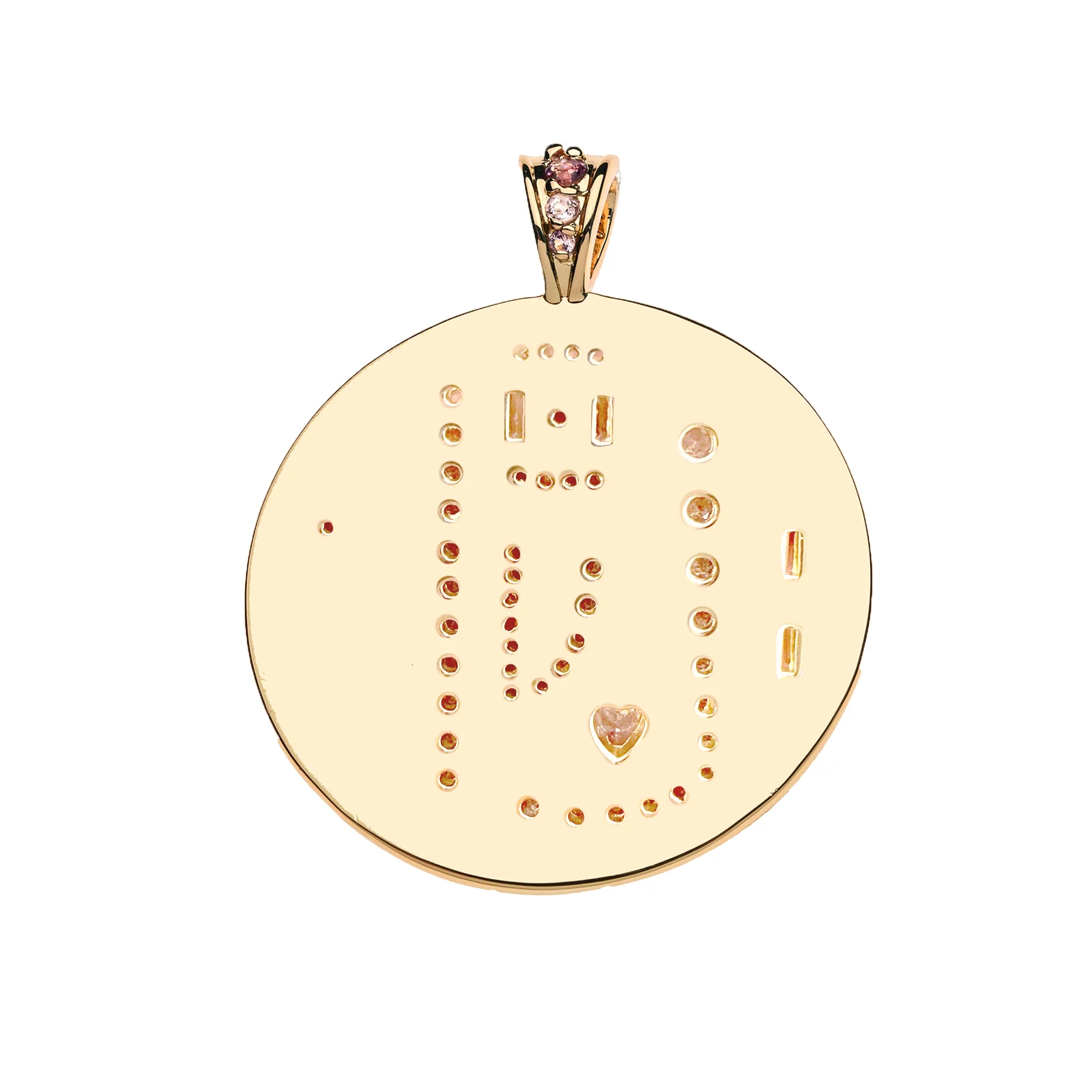 Jumbo LOVE Embellished Pendant - Image 4