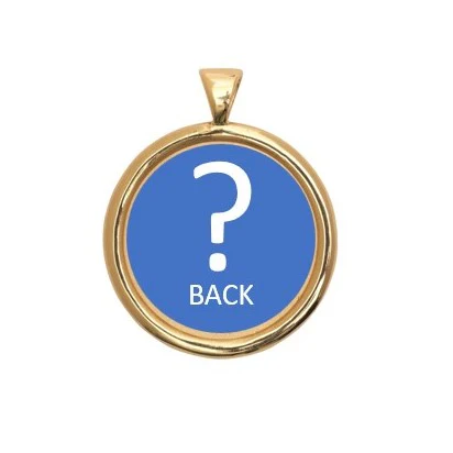 JW Custom Pendant Coin 14k Gold - Image 2