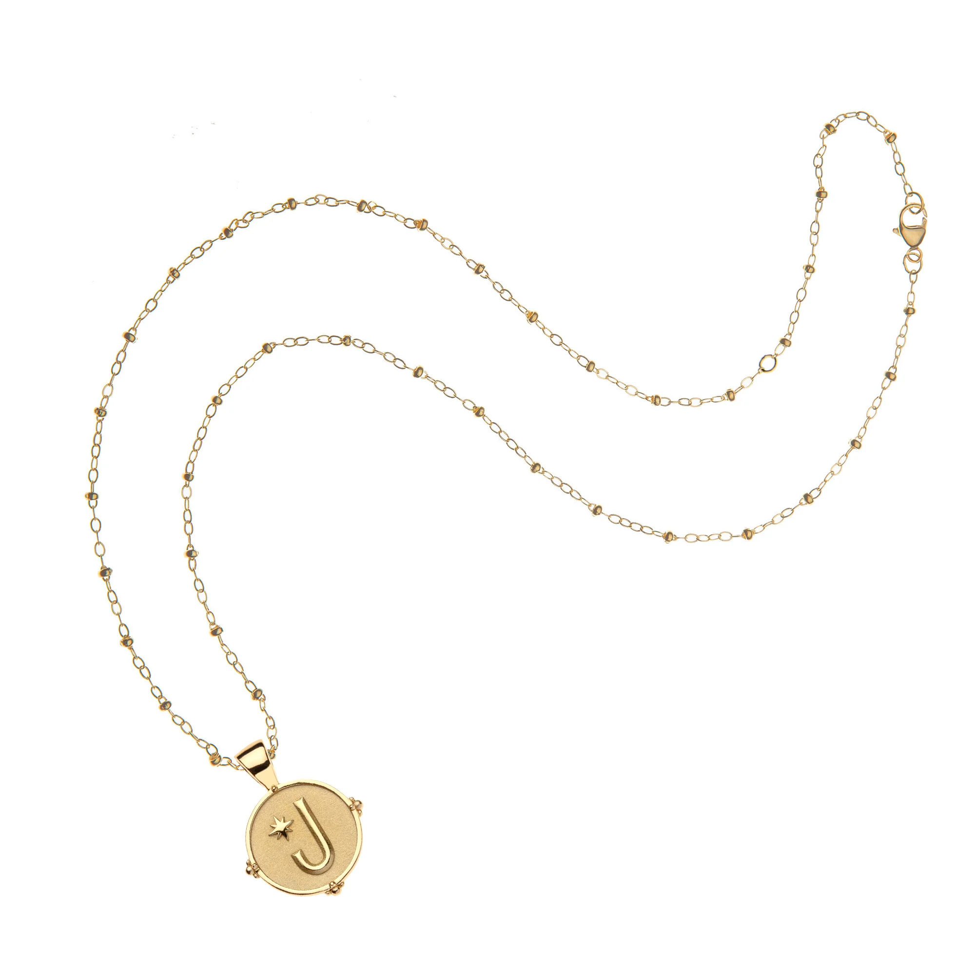 JW Letter Coin Pendant - Image 5