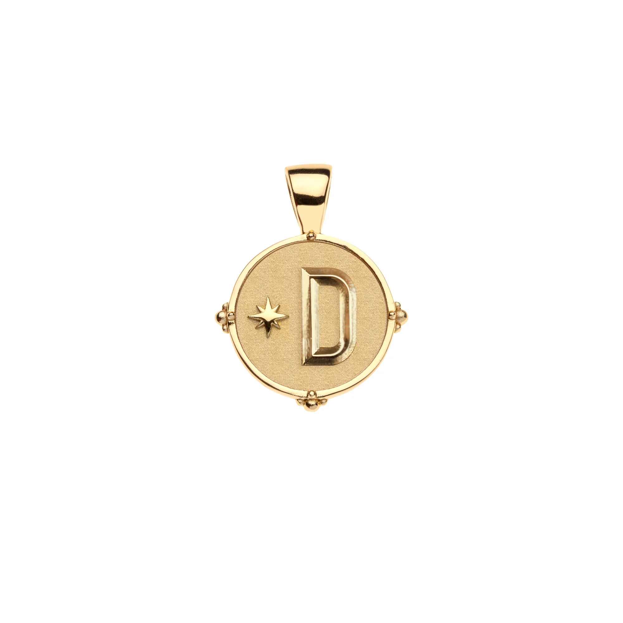 JW Letter Coin Pendant - Image 8