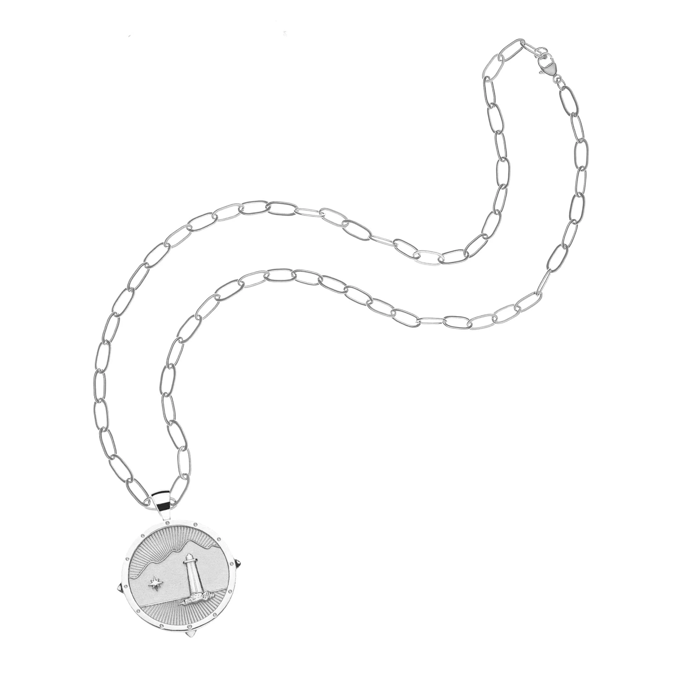 LAKE SUNAPEE JW Original Pendant Coin in Silver - Image 5