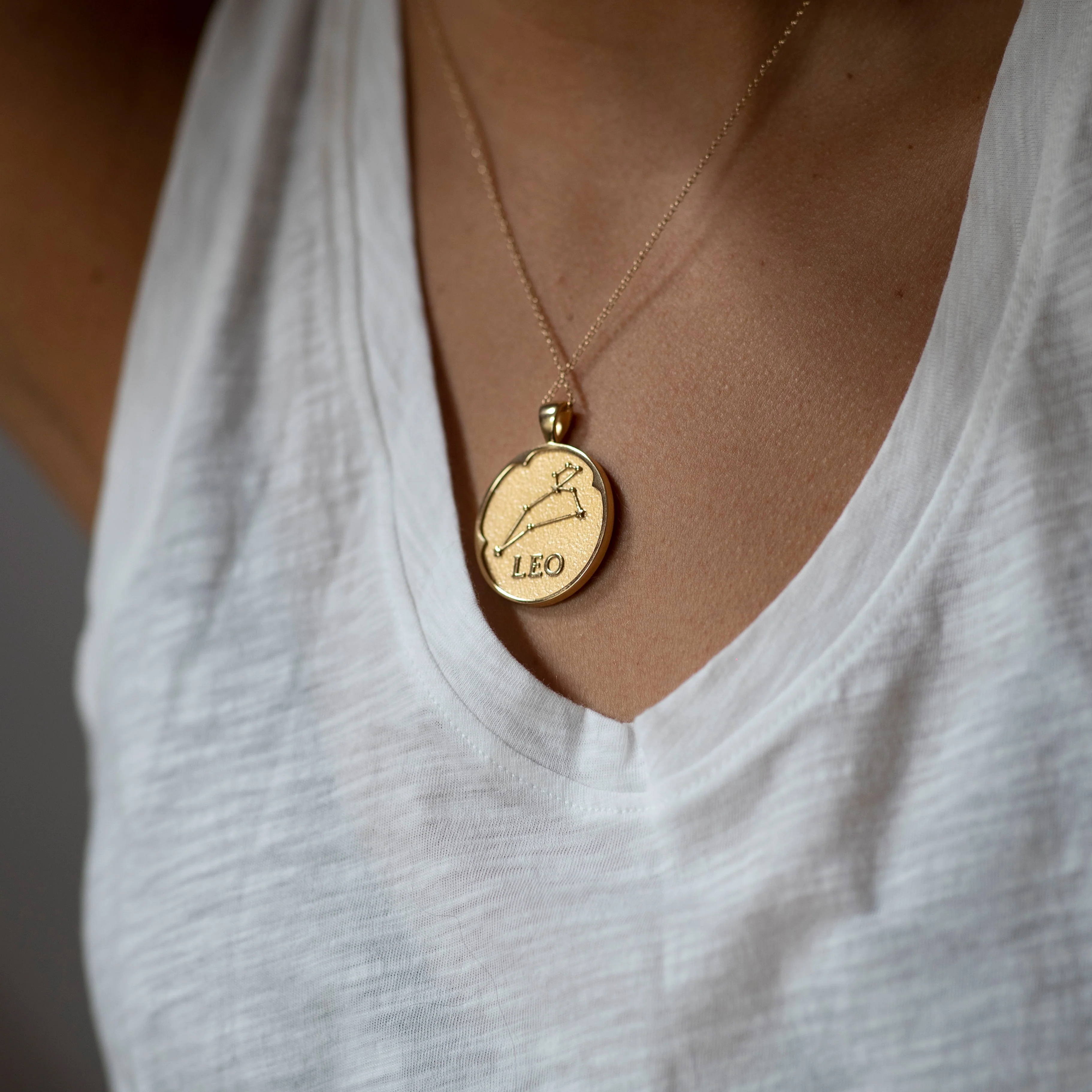 LEO JW Zodiac Pendant Coin - Jul 23 - Aug 22 - Image 4