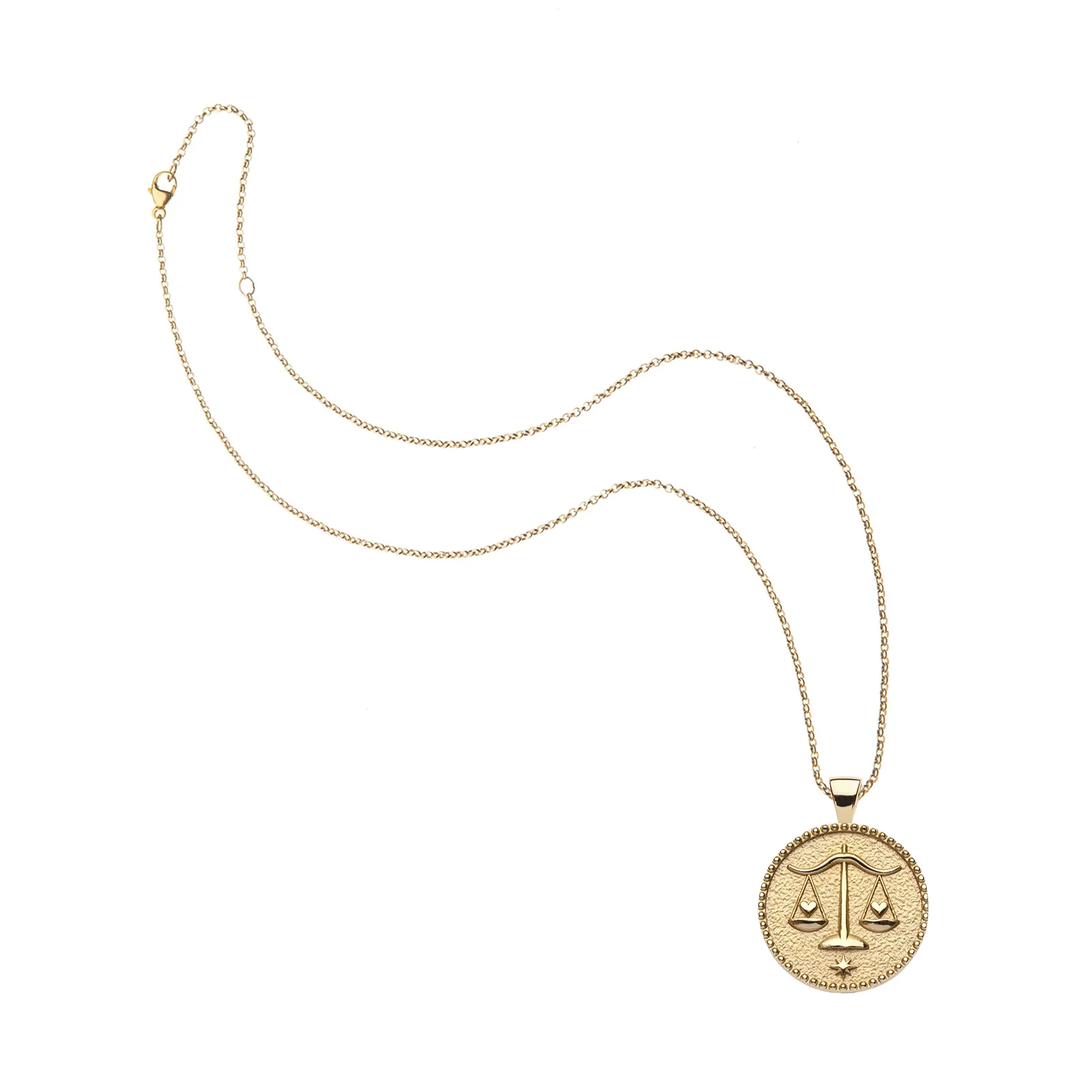LIBRA JW Small Zodiac Pendant Coin - Sep 23 - Oct 22 - Image 4