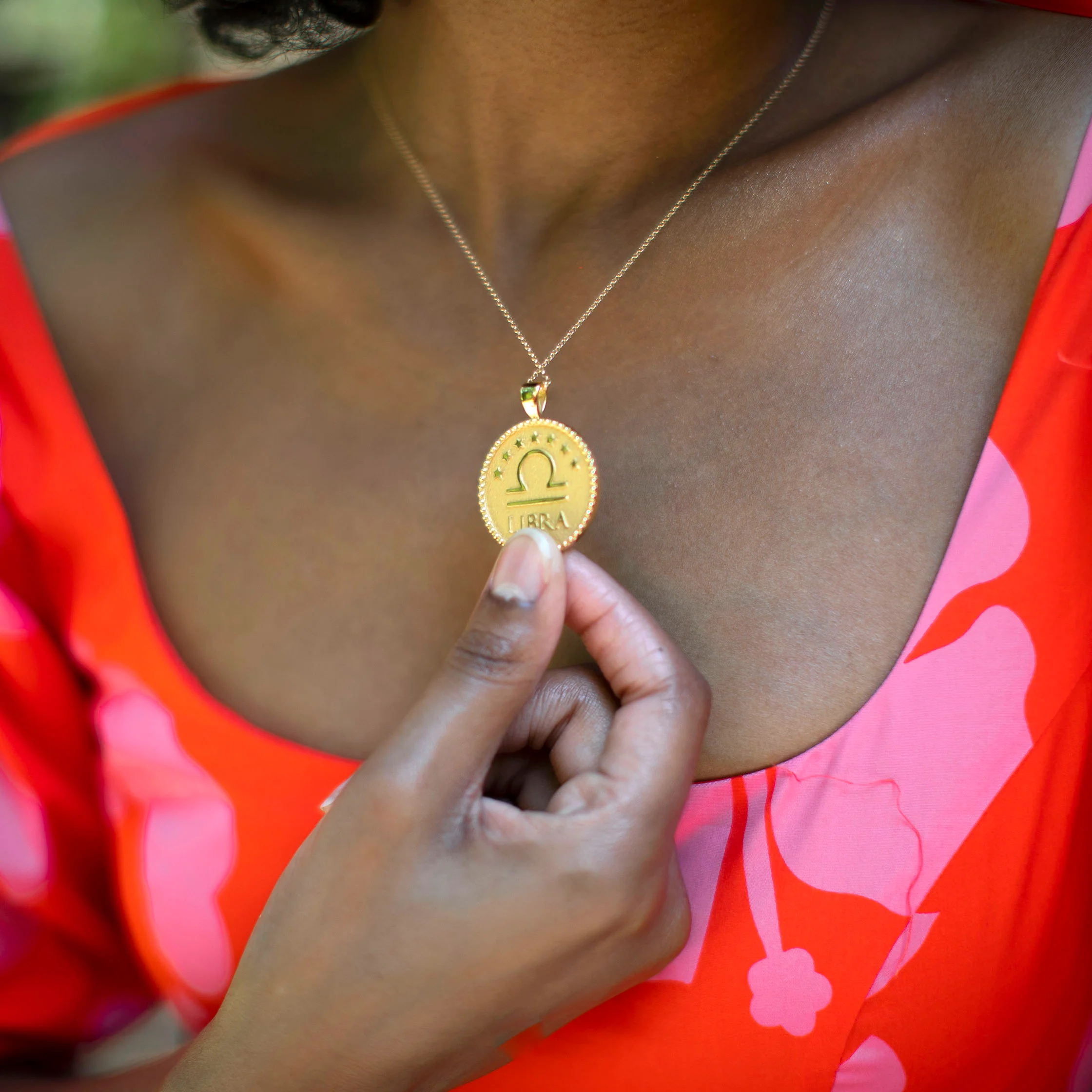 LIBRA JW Zodiac Pendant Coin - Sep 23 - Oct 22 - Image 4