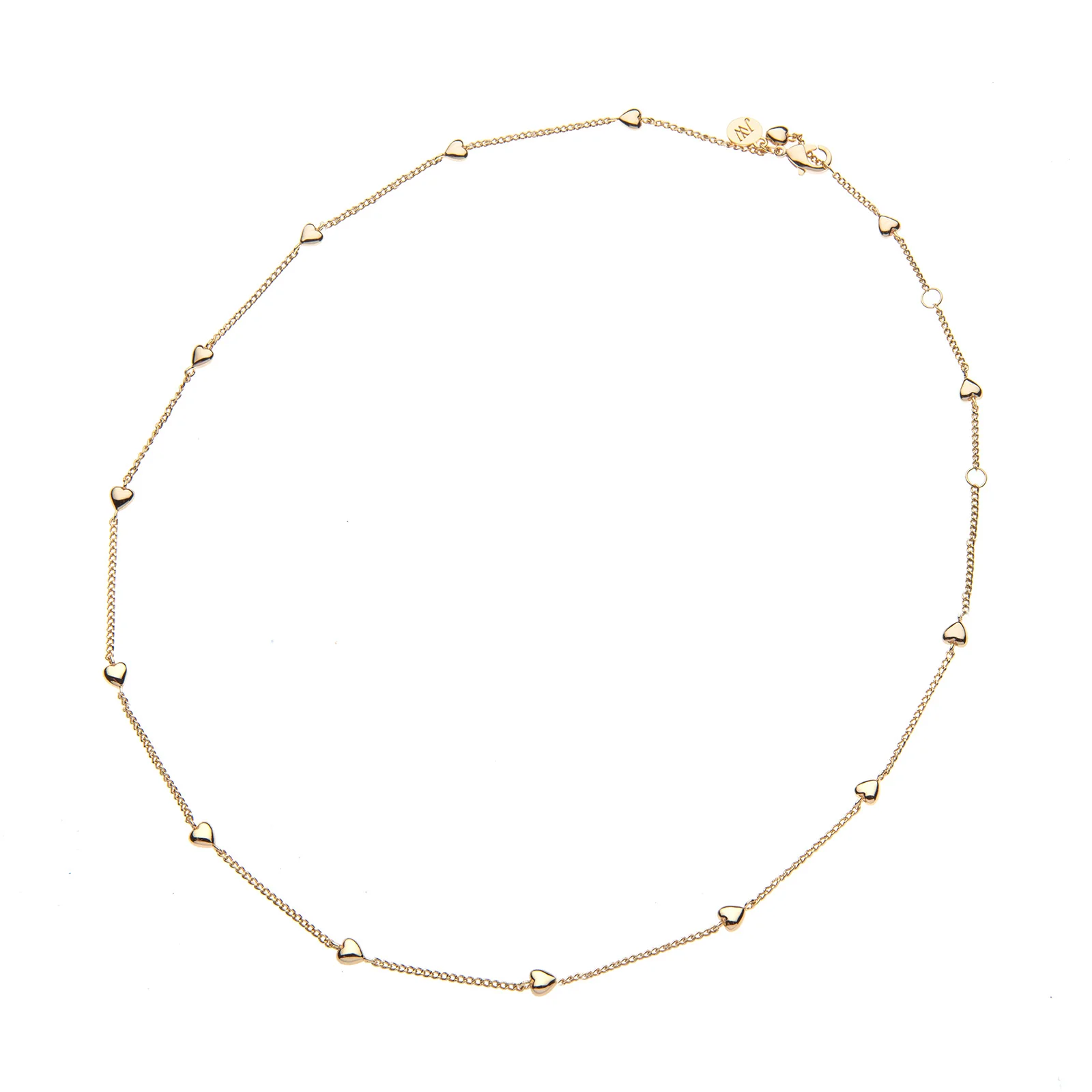 LOVE Adjustable Heart Chain Necklace - Image 3