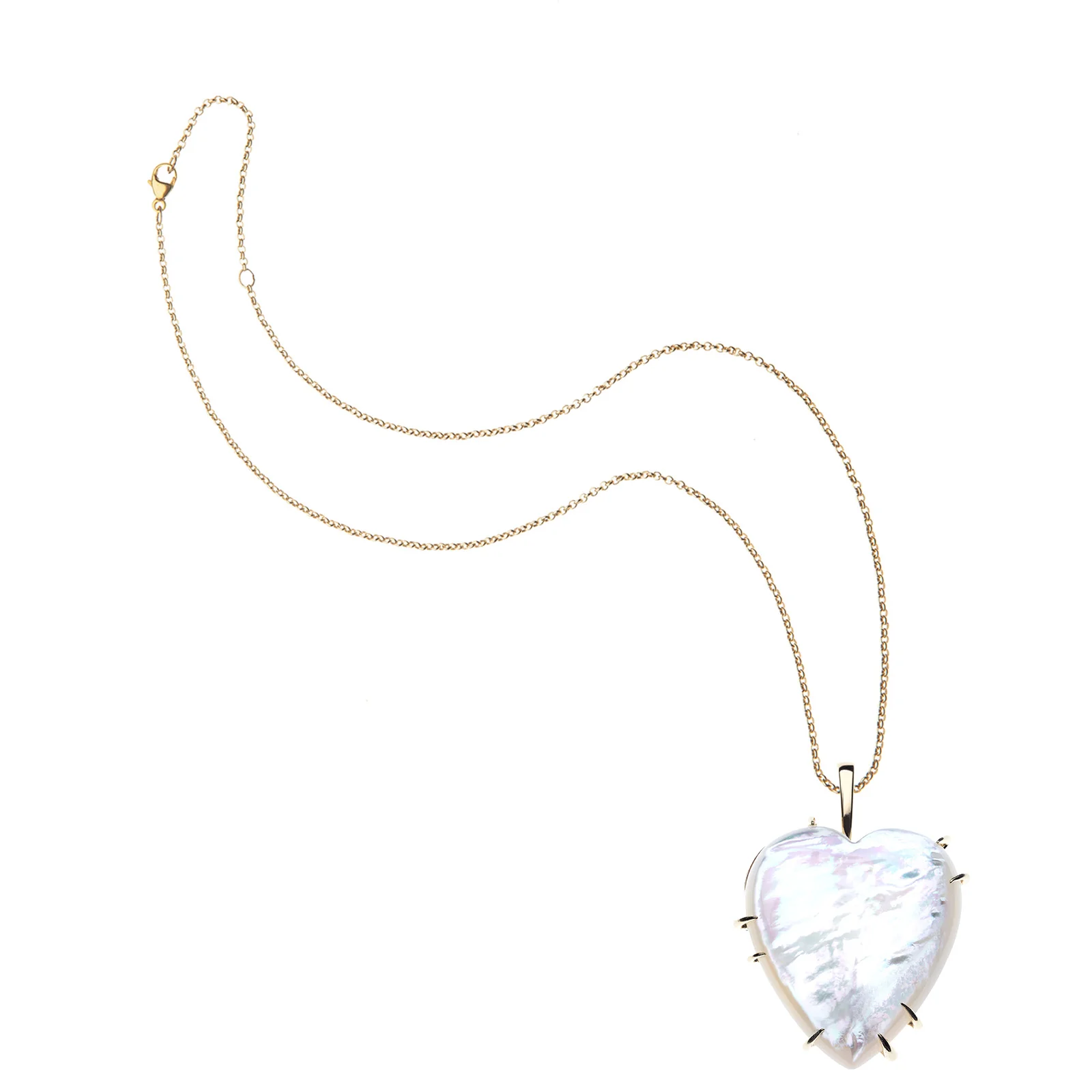 LOVE Carry Your Heart Pendant in Mother of Pearl - Image 4