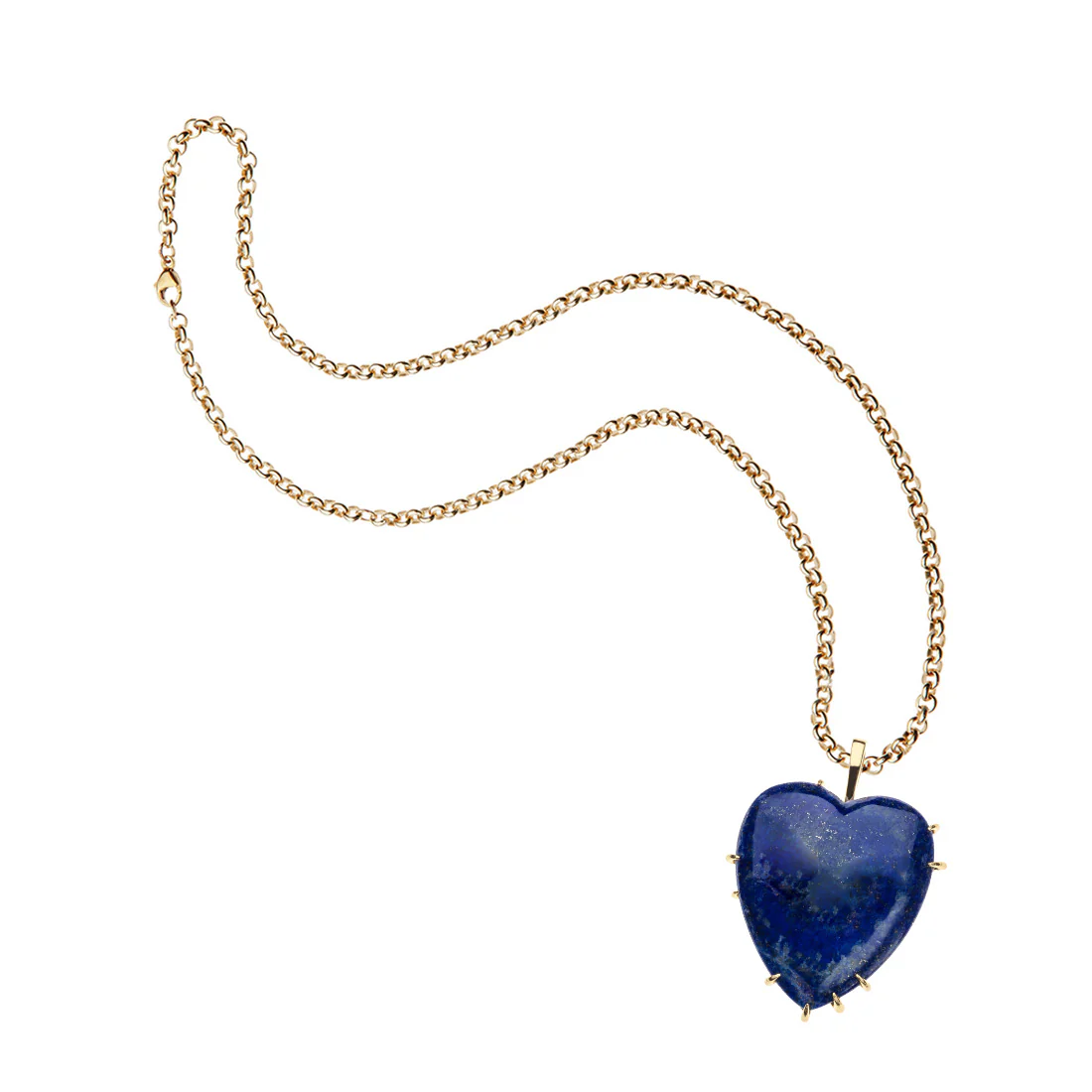 LOVE Carry Your Heart Pendant in Lapis - Image 6