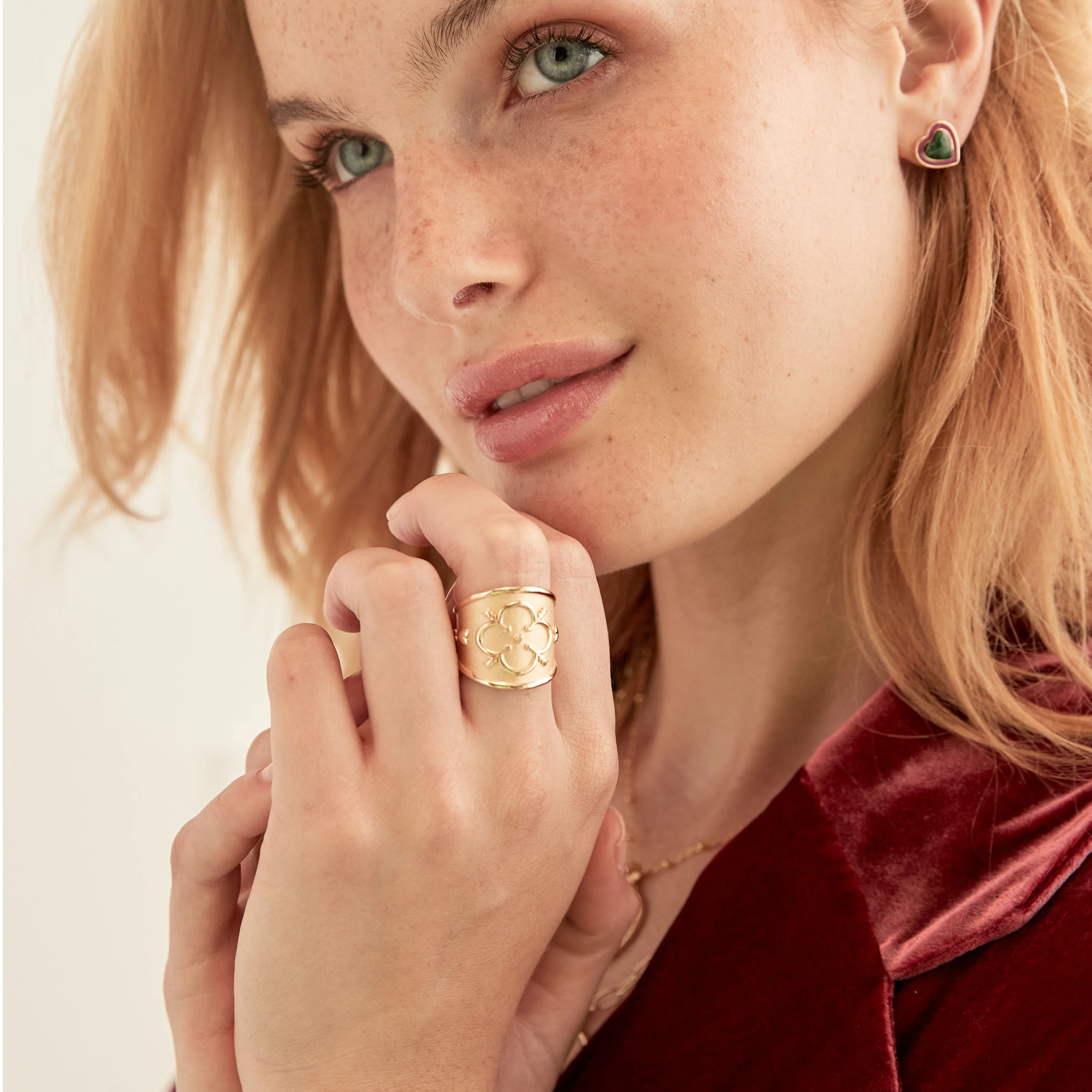 LOVE Cigar Band Ring - Image 2