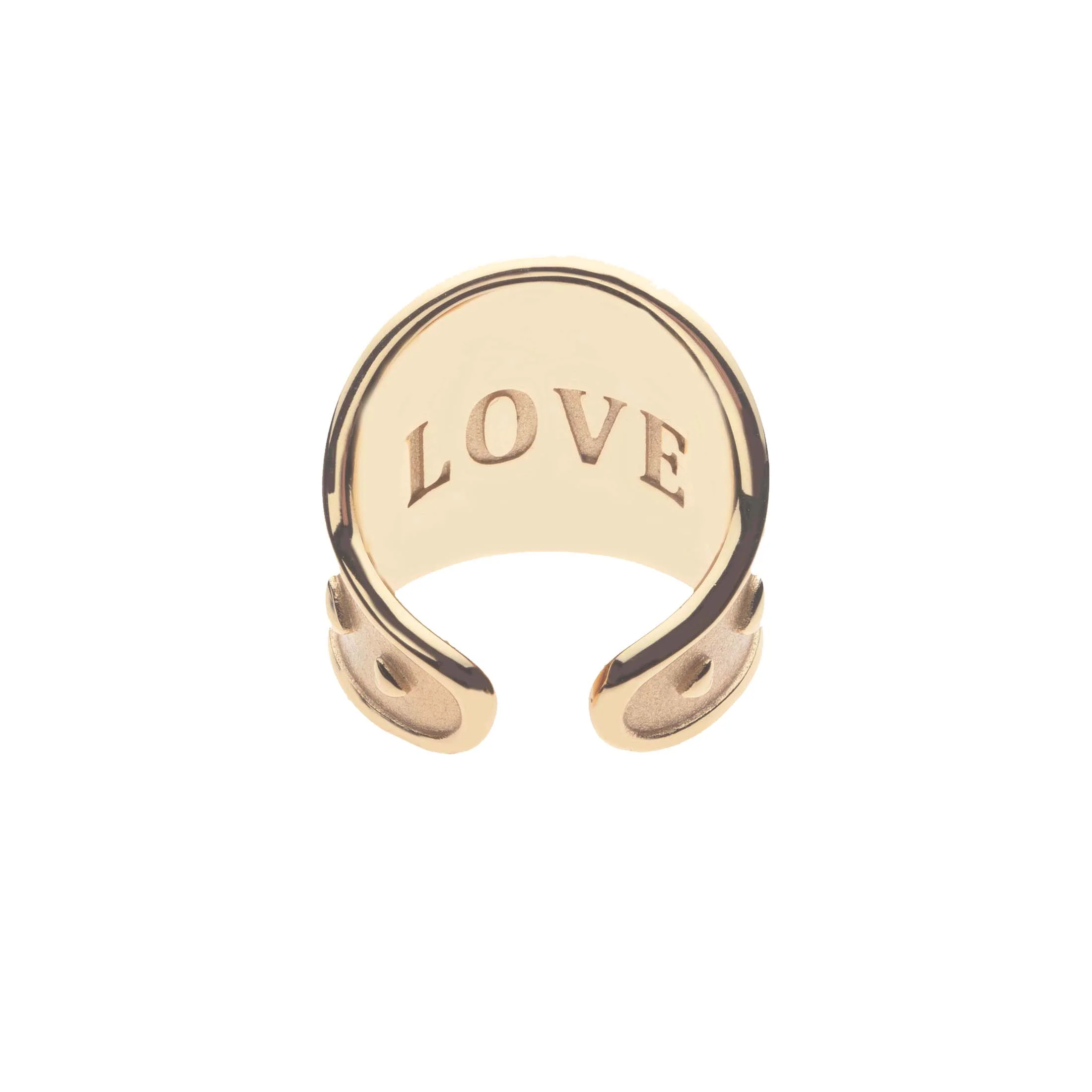 LOVE Cigar Band Ring - Image 3