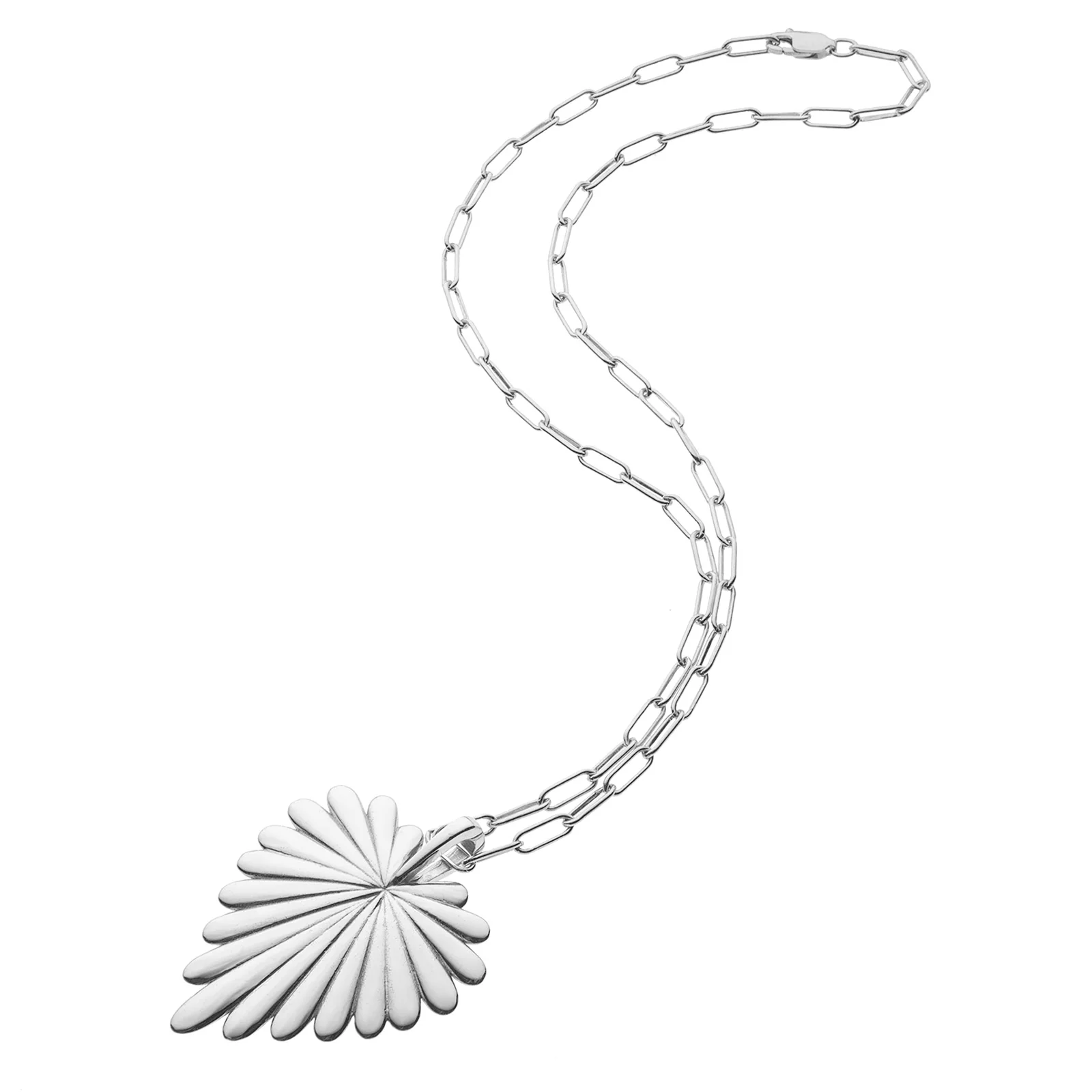 LOVE Full-Heart Pendant in Silver - Image 5