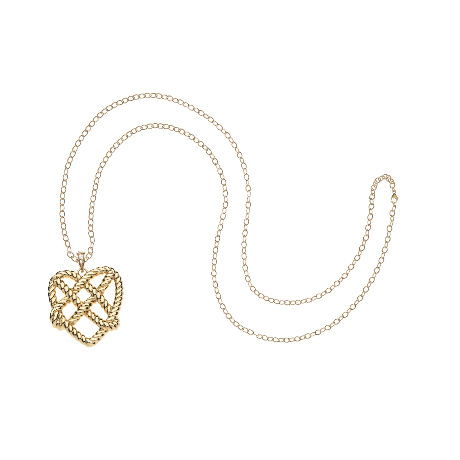 LOVE In a Knot Heart Pendant - Image 5