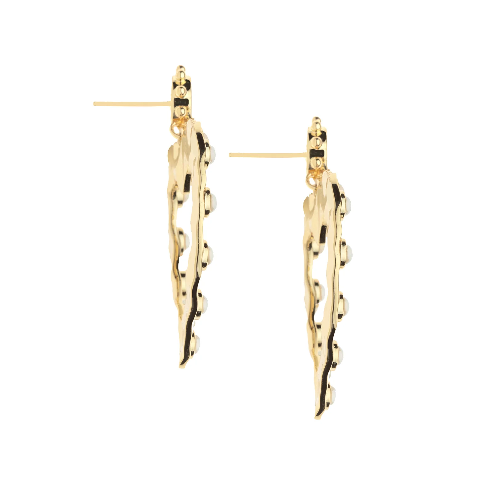 LOVE in the Sun Earrings in Mother of Pearl - Image 3