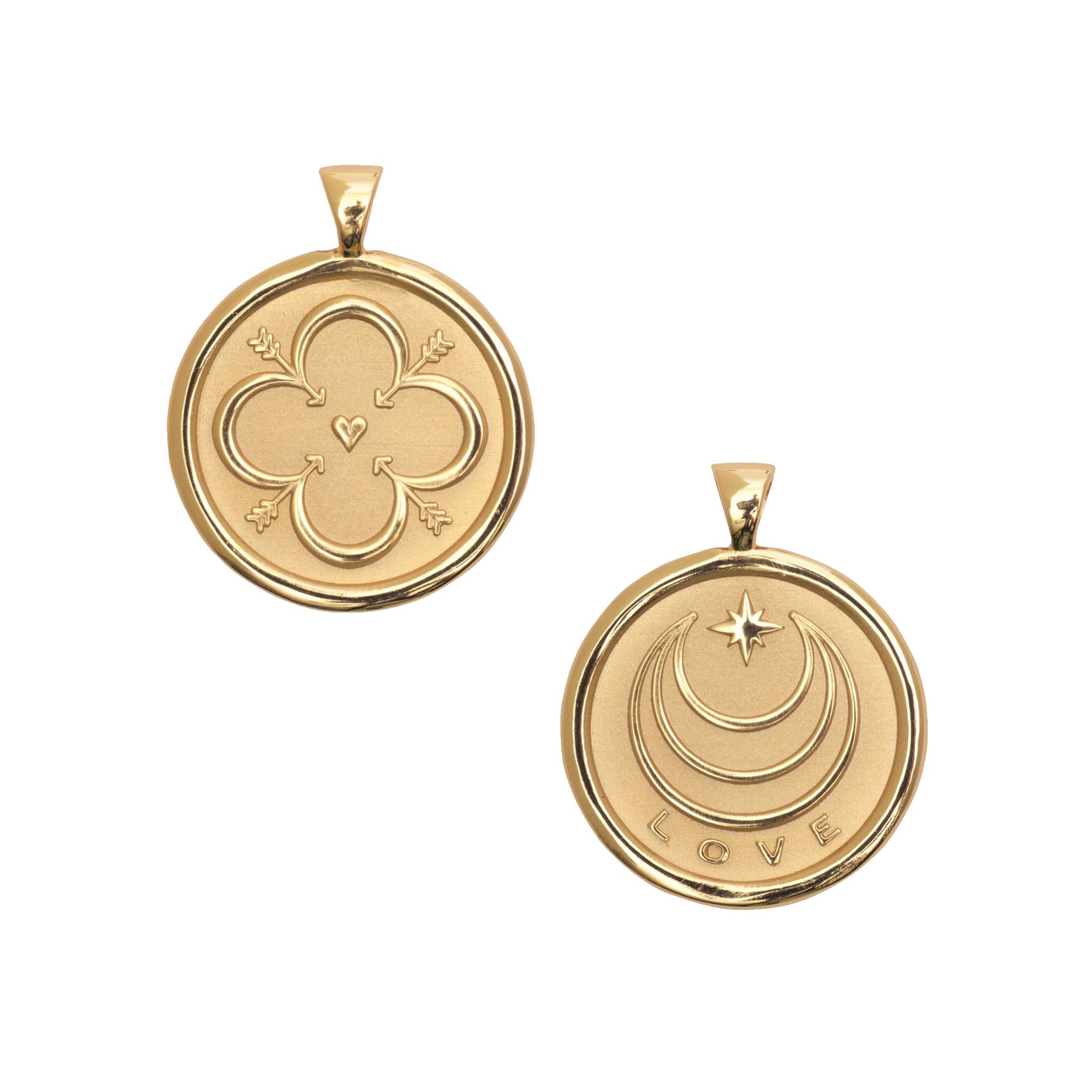 LOVE JW Small Pendant Coin - Image 2