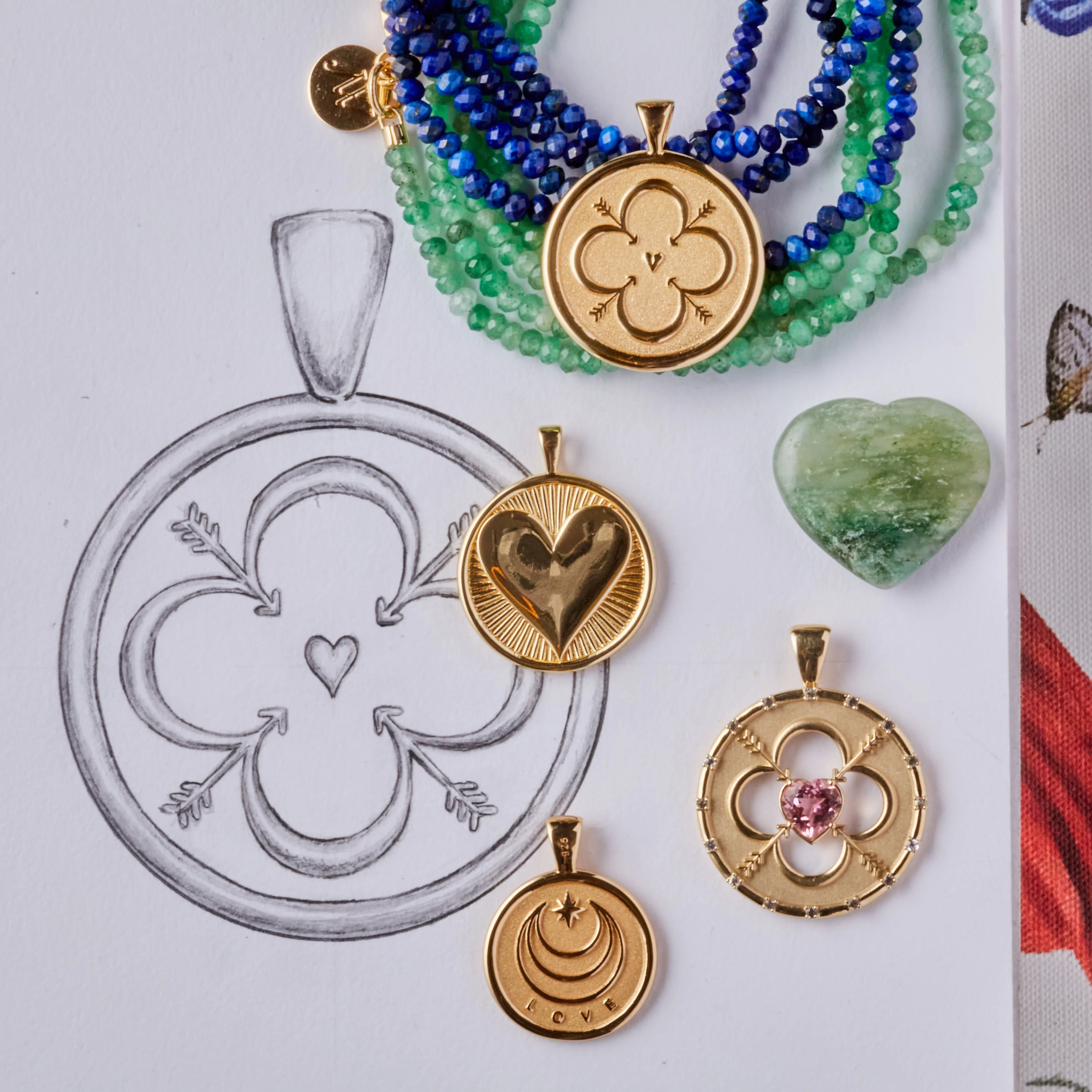 LOVE JW Small Pendant Coin - Image 7