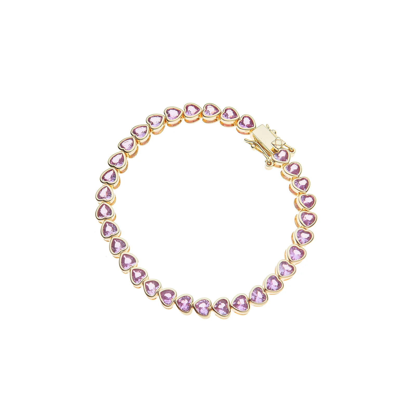 Made from LOVE Pink Tennis Bracelet