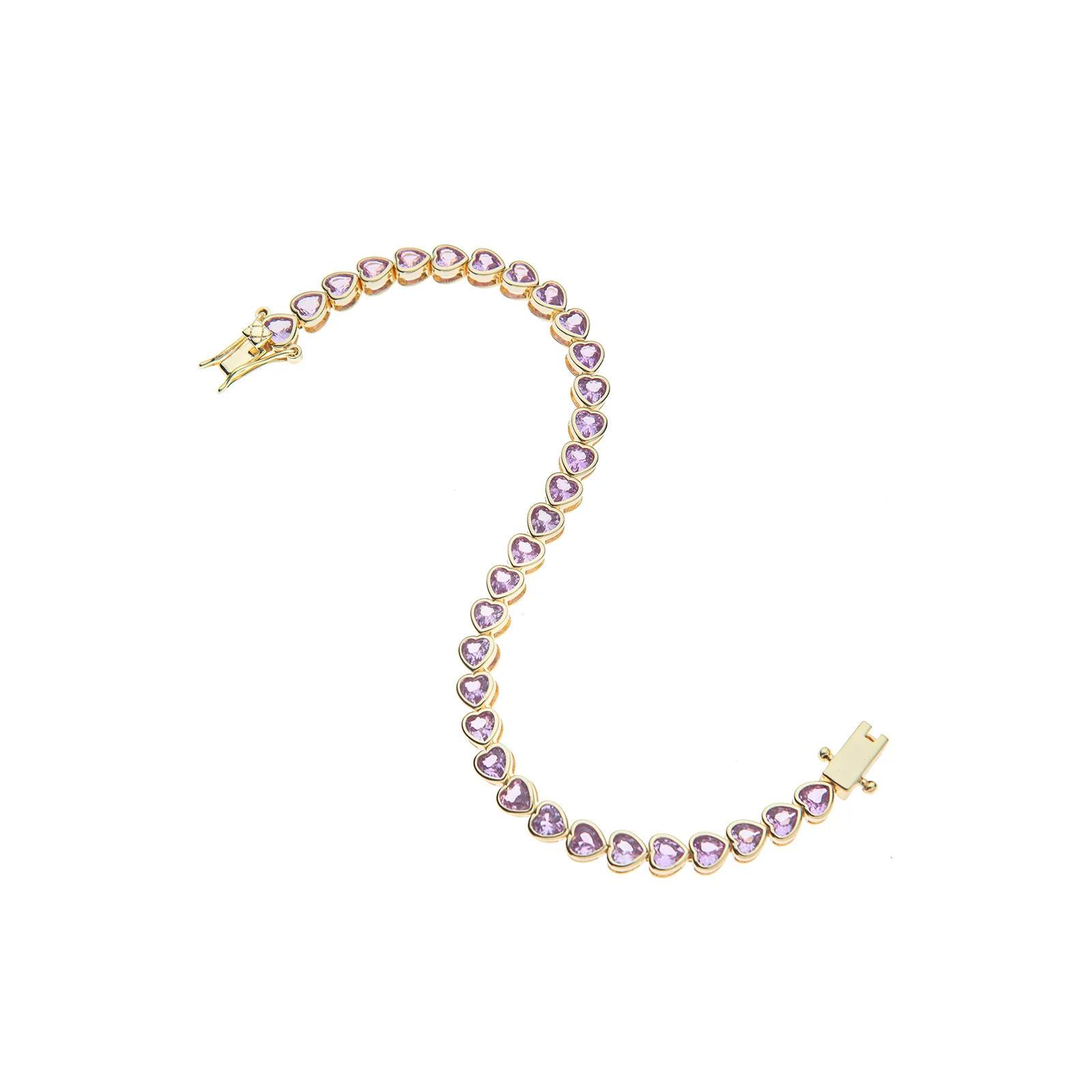 Made from LOVE Pink Tennis Bracelet - Image 3